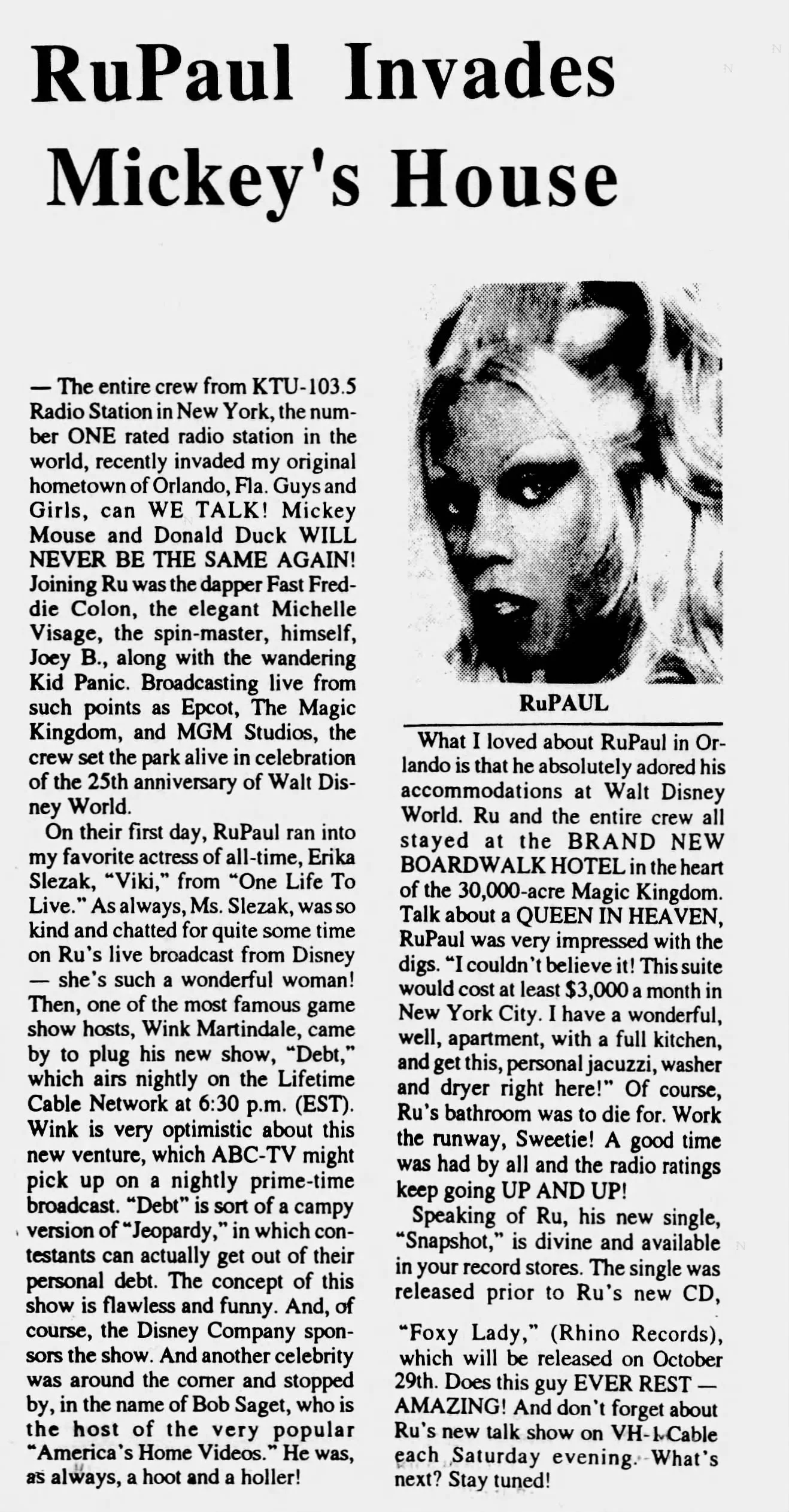 1996 RuPaul Invades 
