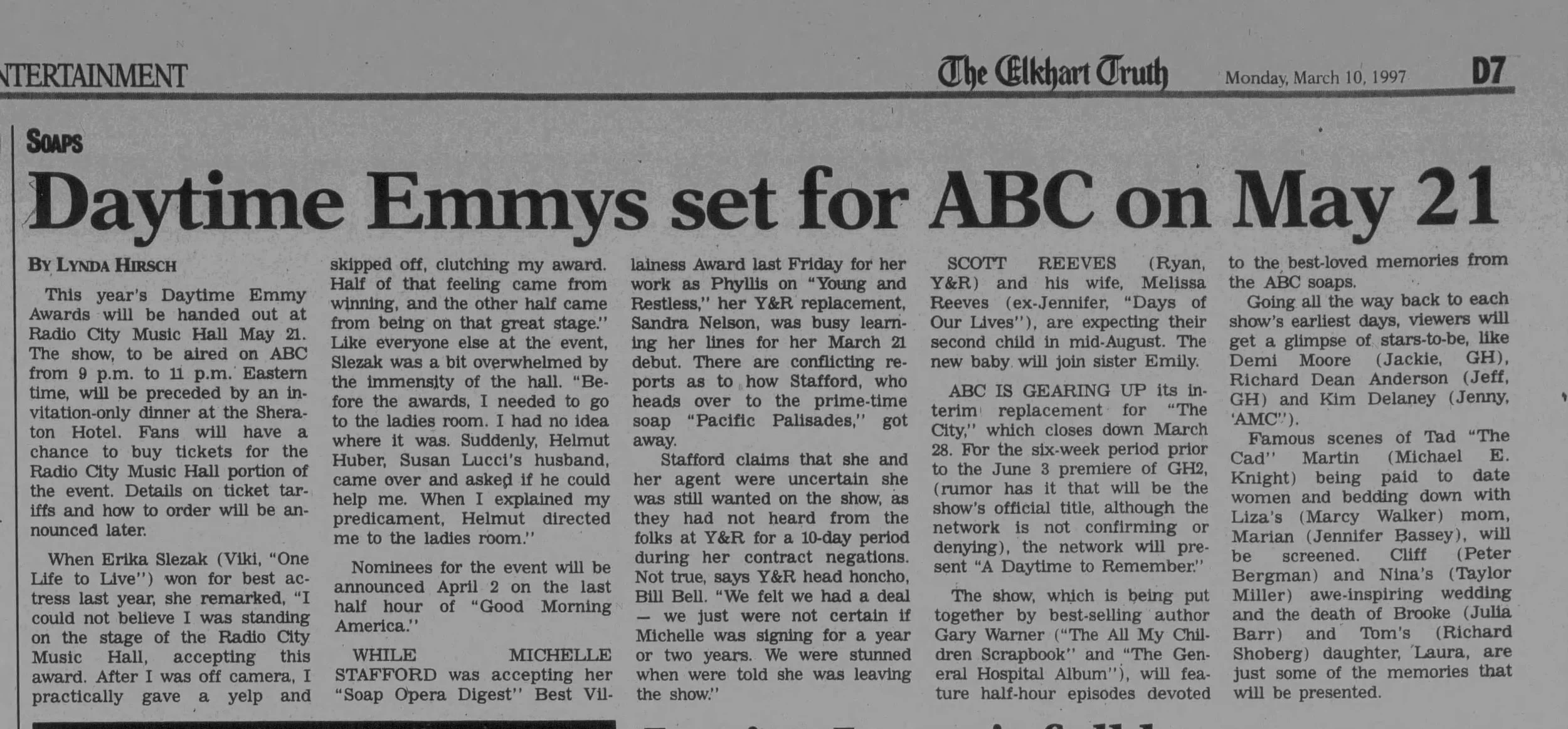 1997 Daytime Emmys on ABC
