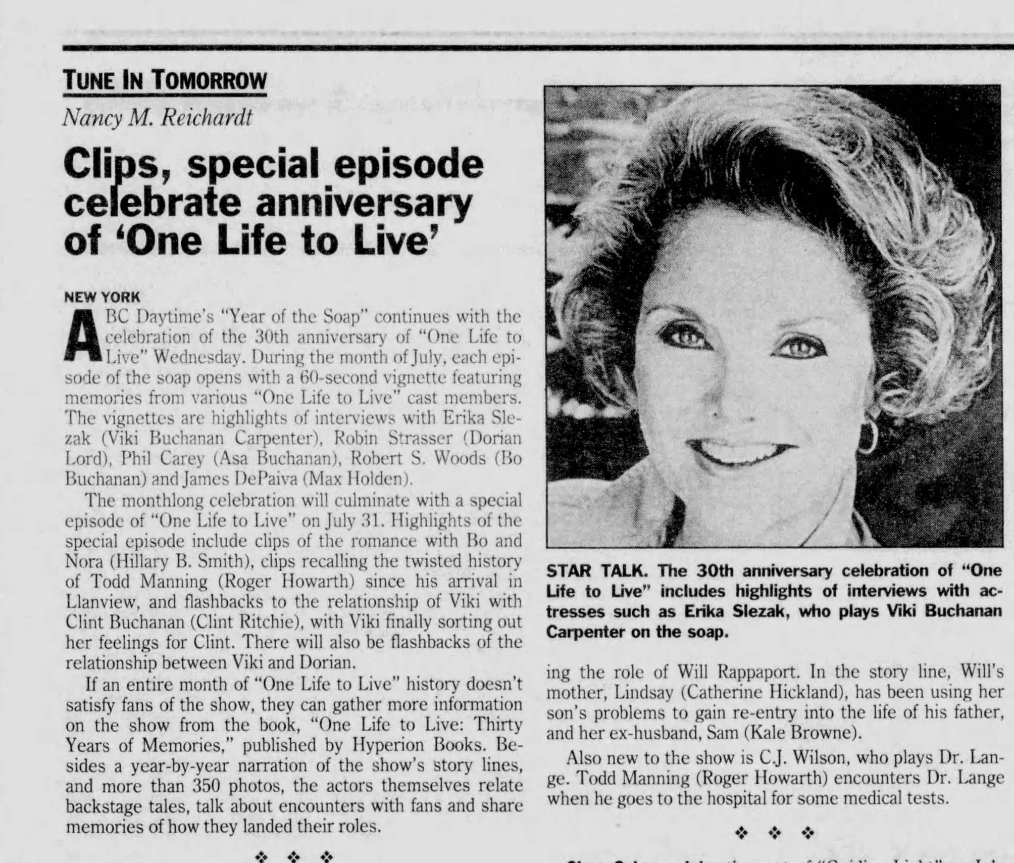 1998 OLTL 30th Anniversary