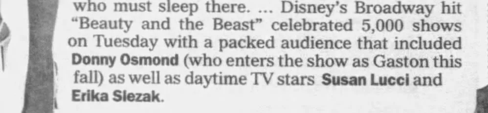 2006 “Beauty and the Beast”