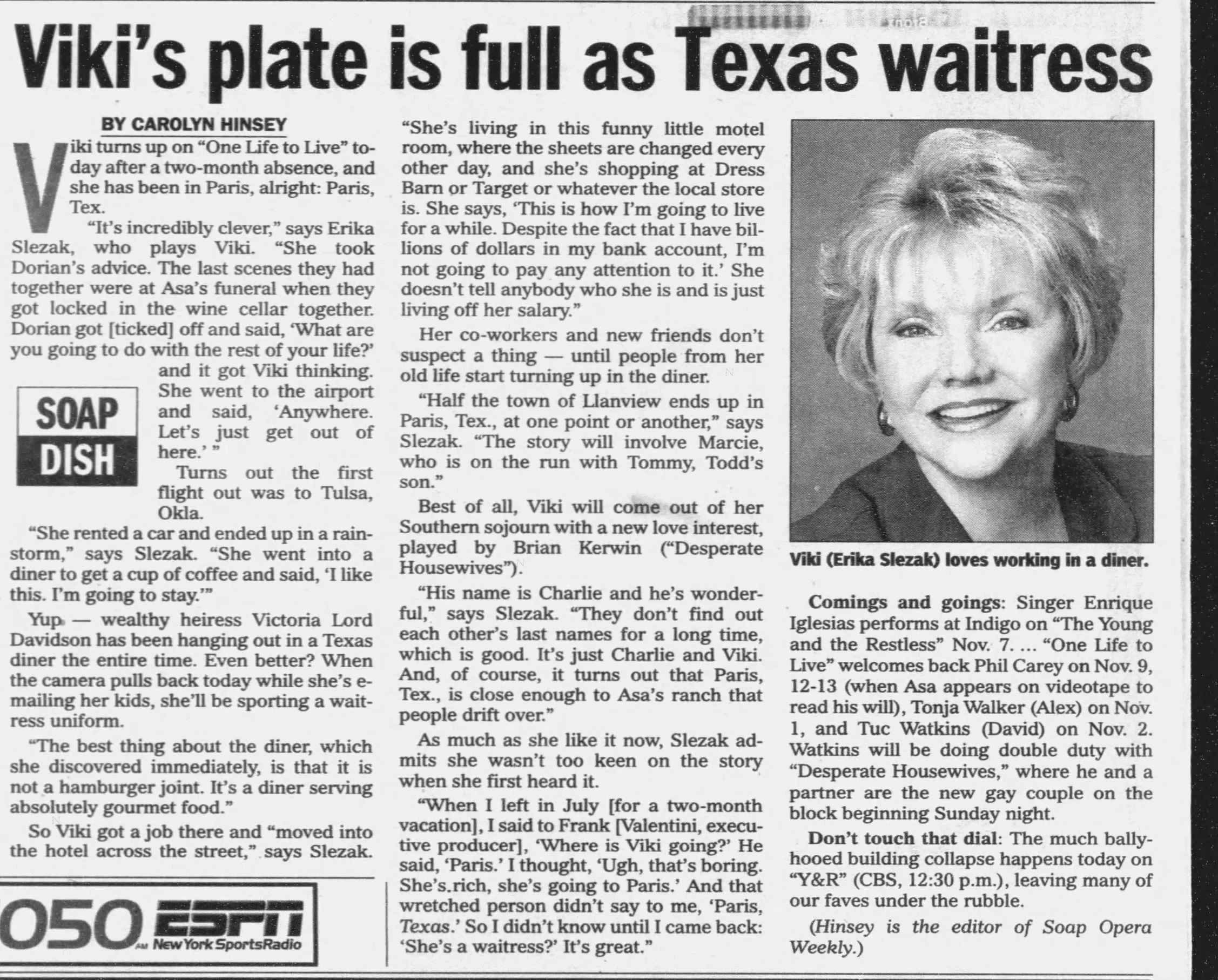 2007 Viki’s Plate is Full