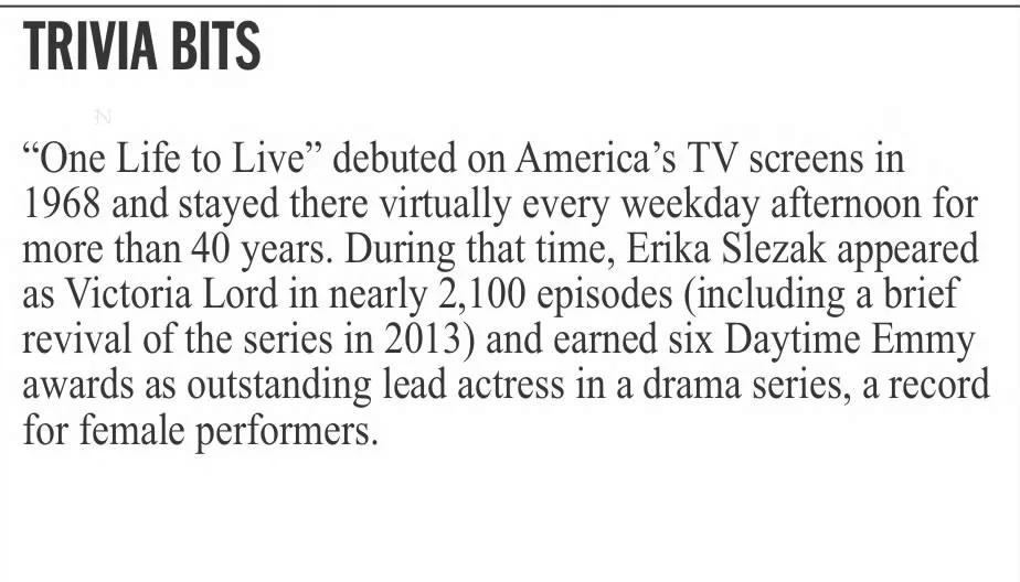 2024 Trivia Bits