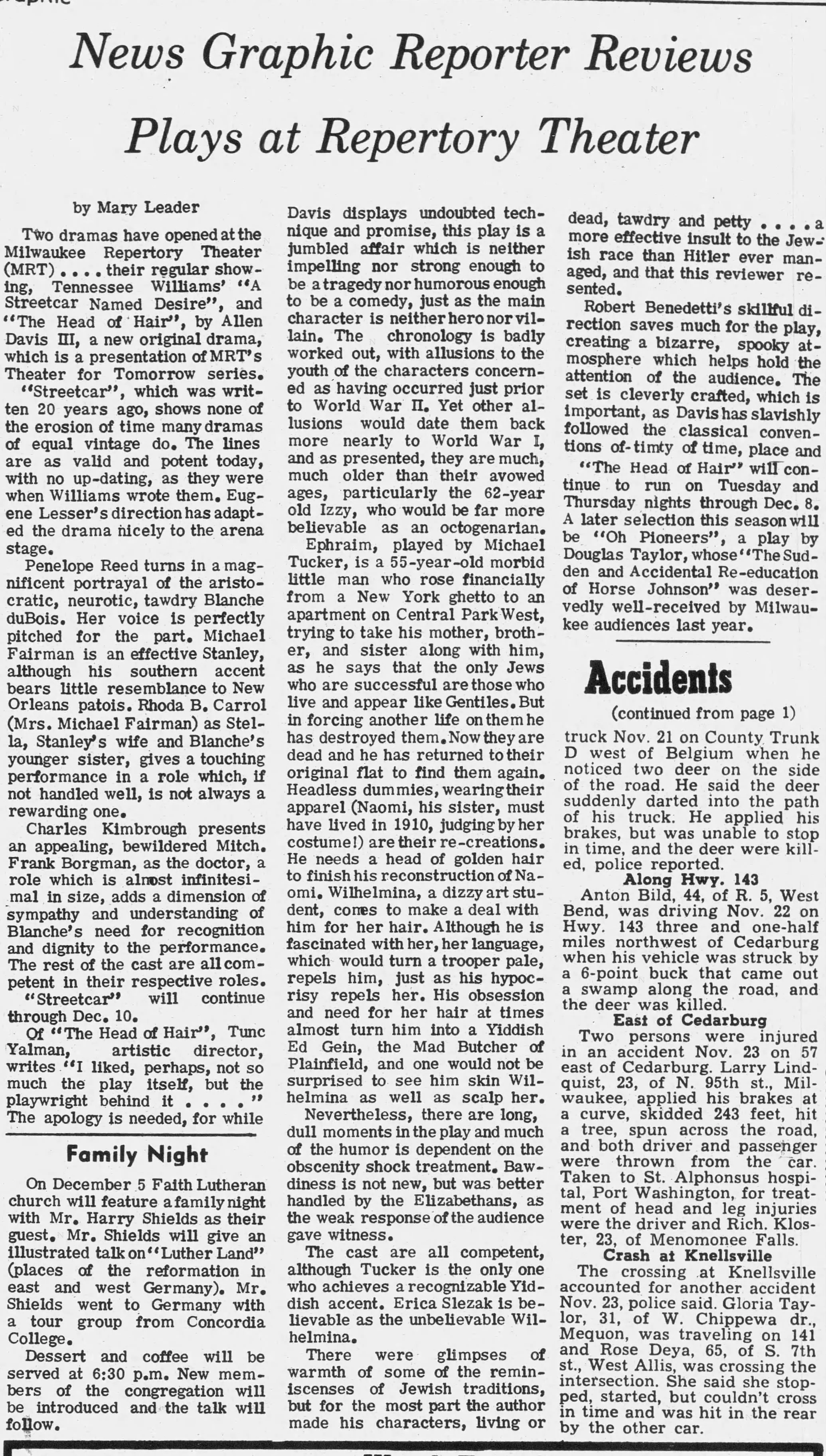 1967 “The Head of Hair”