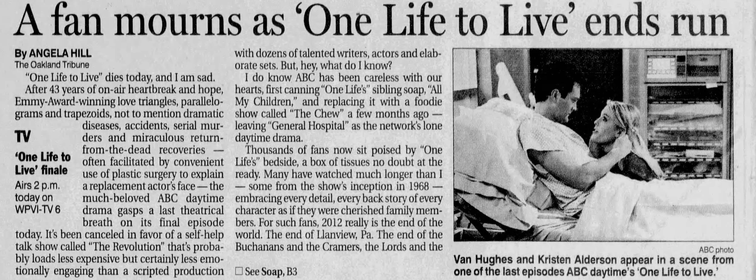2012 Soap Fan Mourns