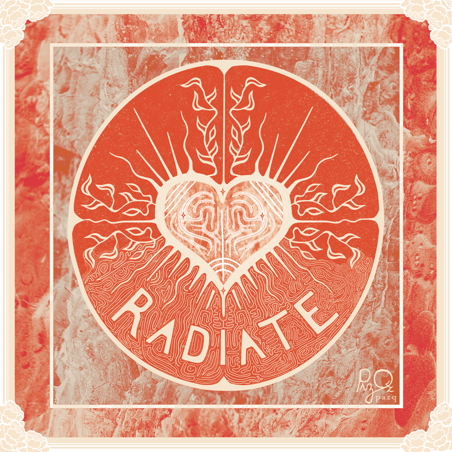 RADIATE ~ paper print