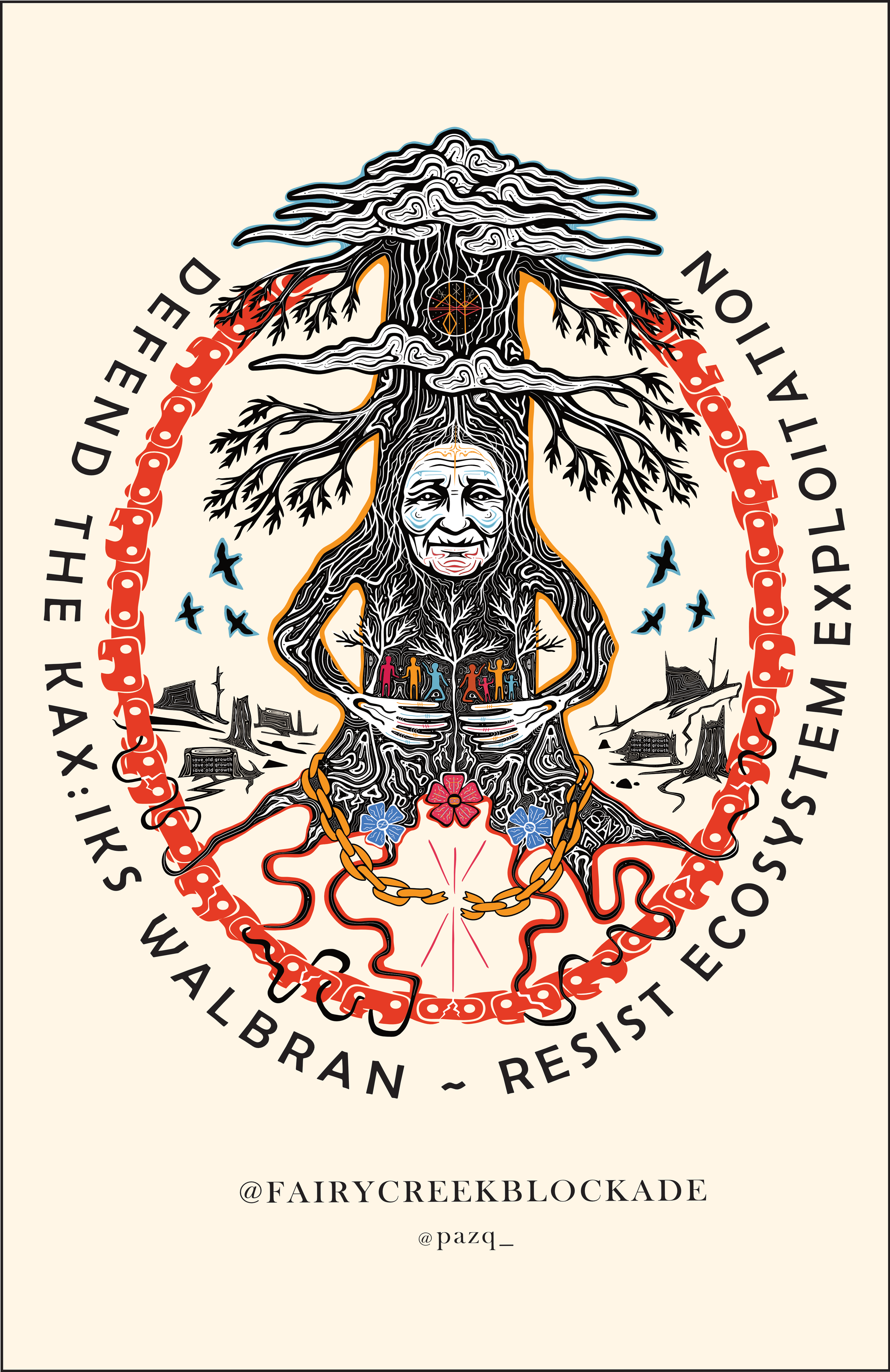 DEFEND the KAX:IKS WALBRAN - medium poster print 11