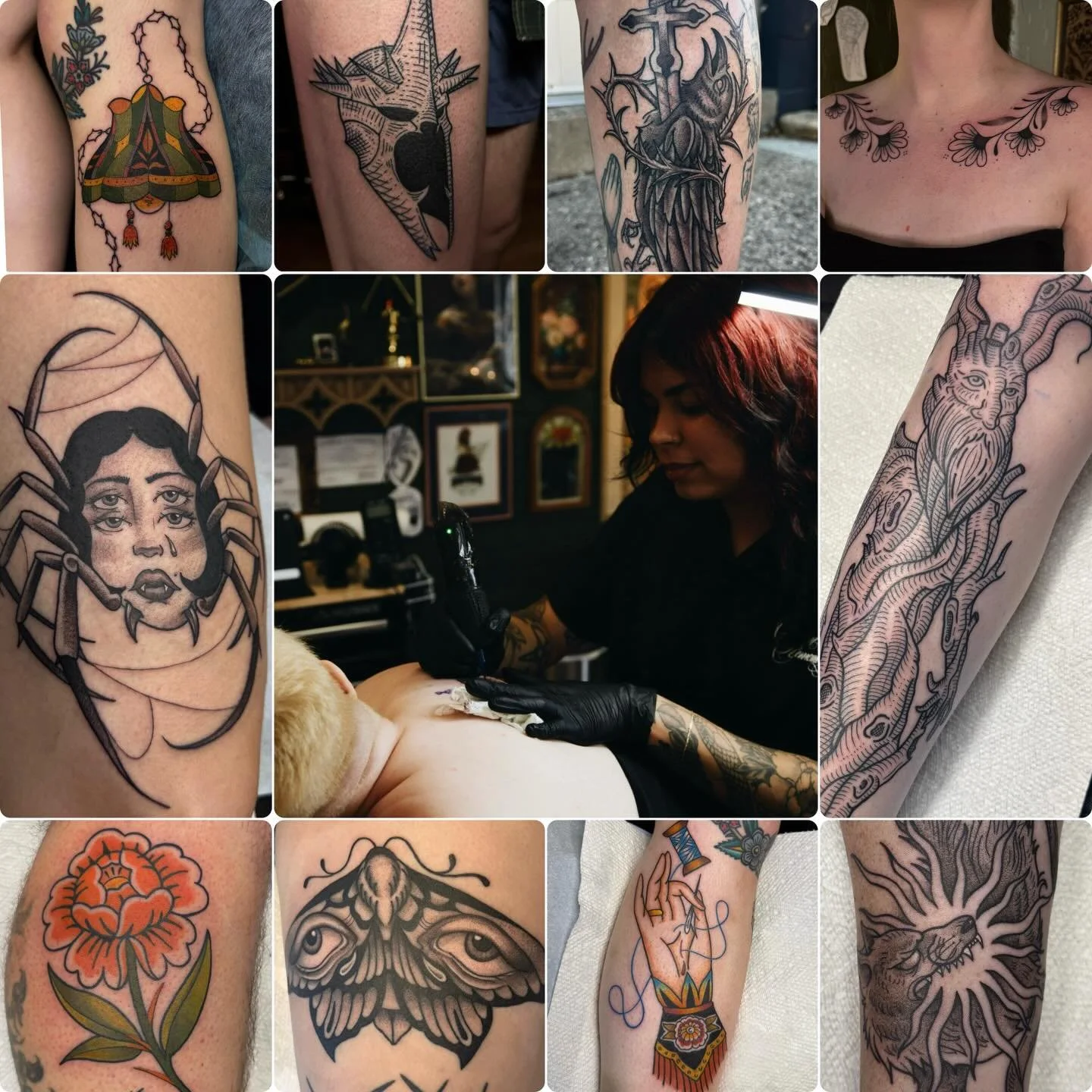 Thought I&rsquo;d jump in :-D 
One of the worst years turned into one of the best. I&rsquo;m so incredibly thankful for all my wonderful clients and friends that let me tattoos them this year in my new shop! You all have such kind, wonderful souls, a