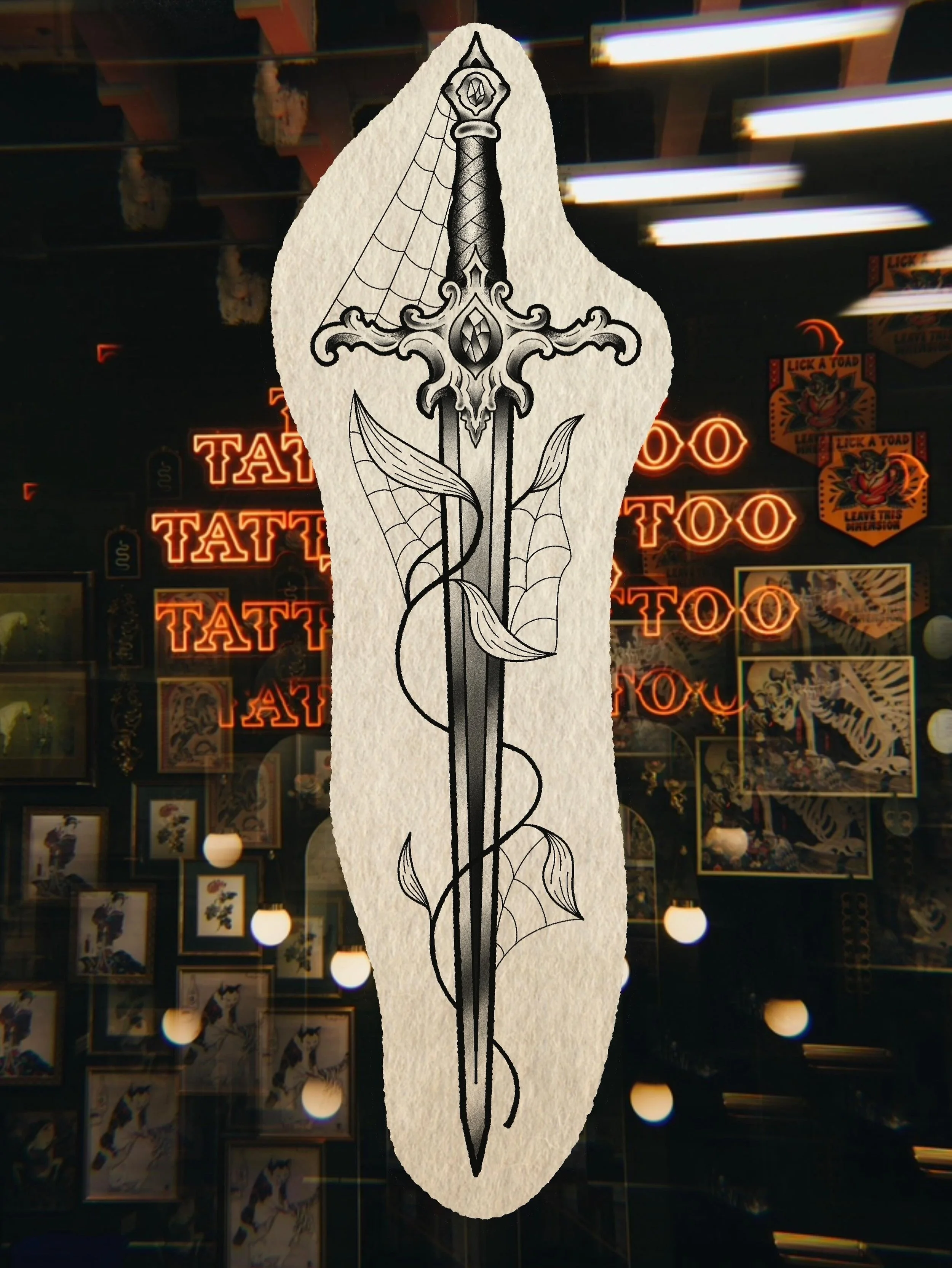Had a no show today so this sword is available! Was going to be a spine tattoo but down to tweak it a bit to fit your needs!
#swordtattoo #tattooidea #mntattooartist #minneapolistattooartist