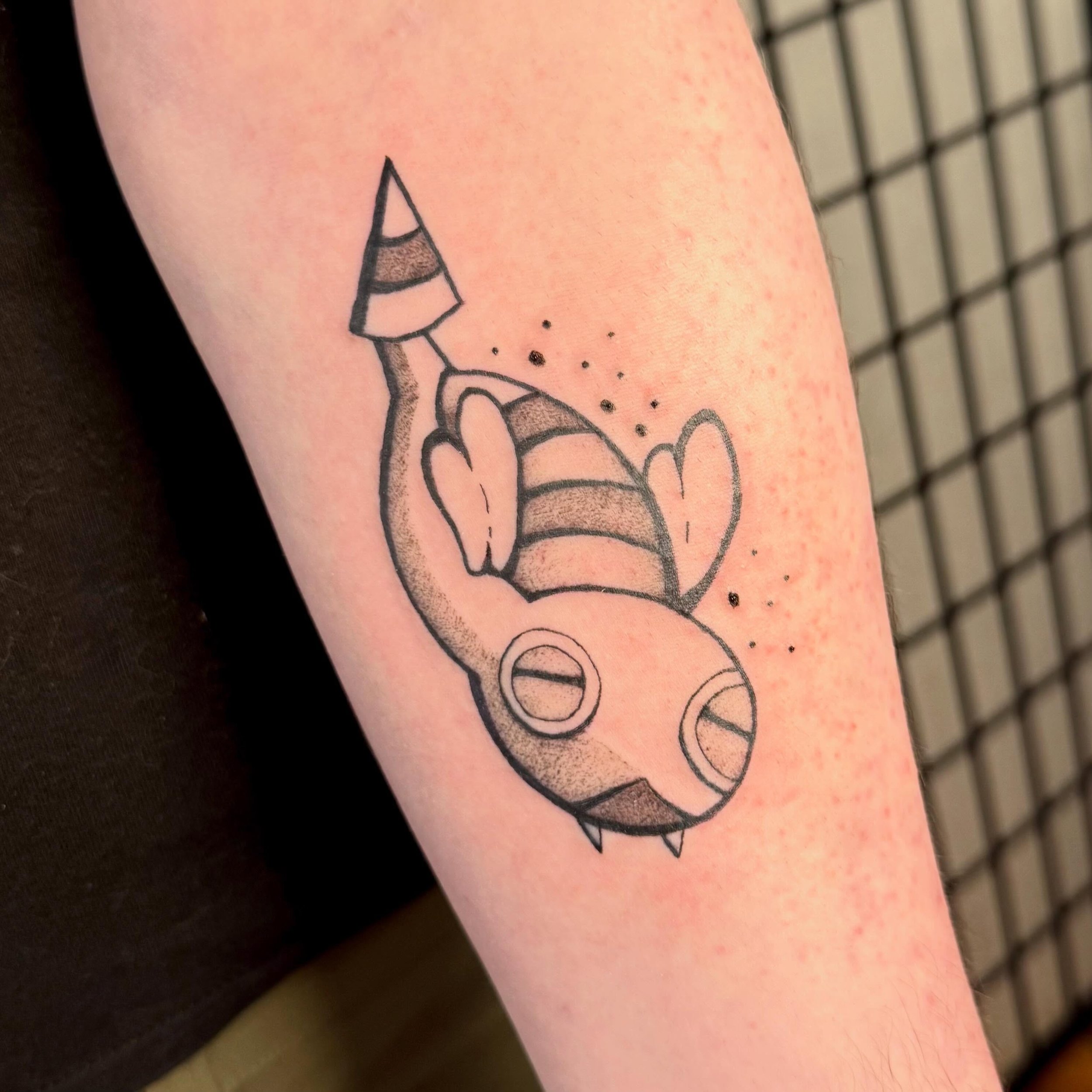 Dunsparce Pokemon tat from yesterday!
#pokemontattoo #mntattooartist #minneapolistattooartist