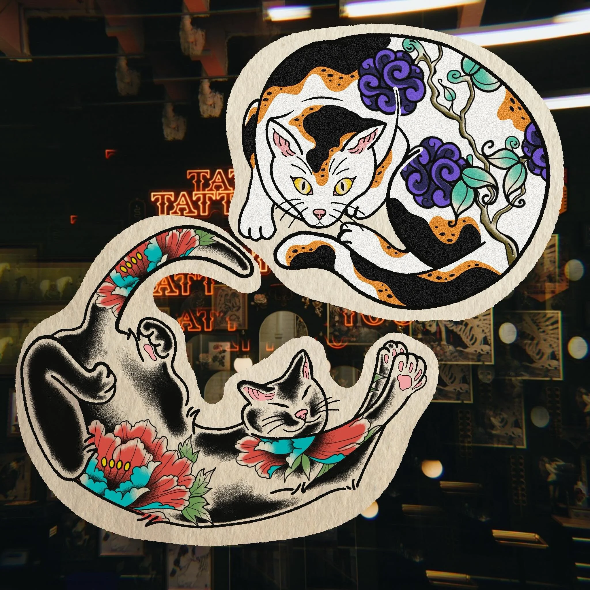 More cats! Some Monmon Cats available! Shoot me dm if interested!
#monmoncat #cattattoos #mntattooartist #minneapolistattooartist #flashdrop