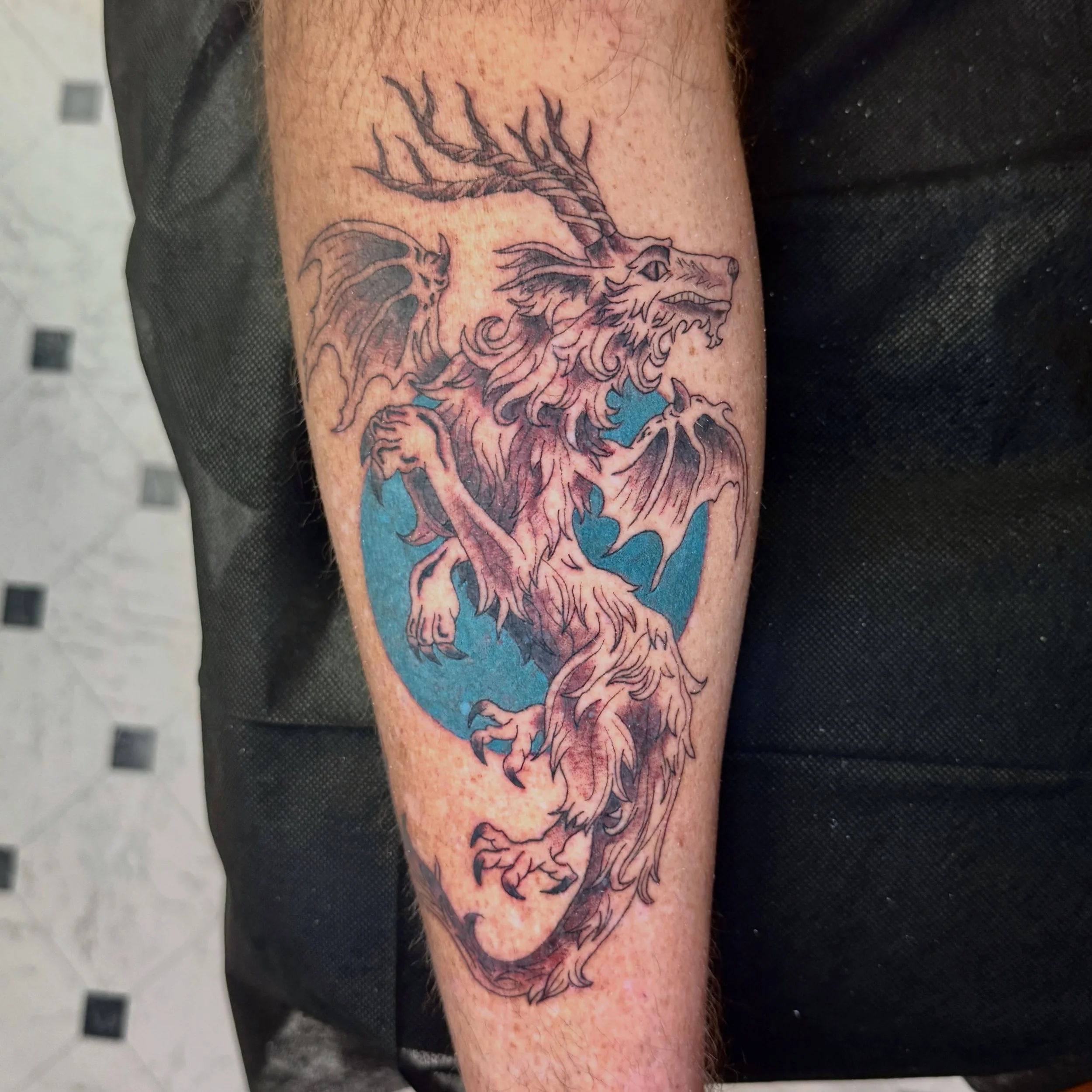 Magical creatures are so fun!
#mysticalcreatures #mntattooartist #minneapolistattooartist #wolfdragon