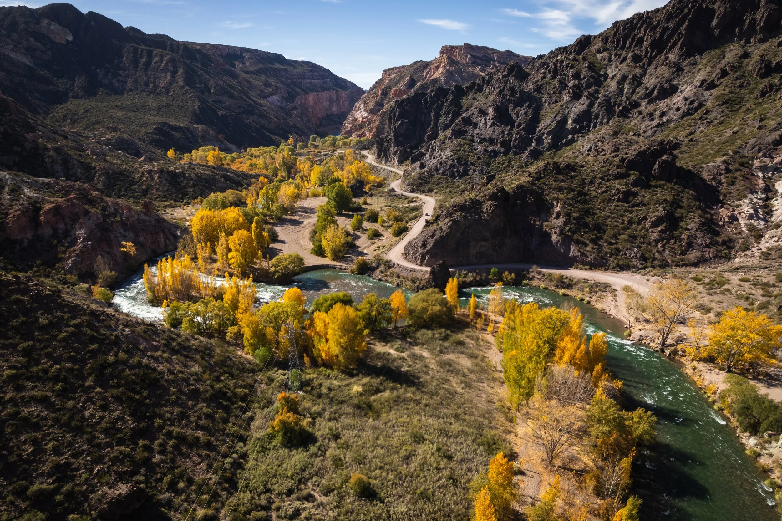 Atuel River in Southern Mendoza Region