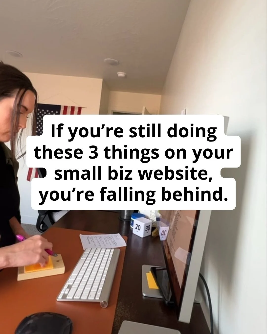 🚫 If you&rsquo;re doing these three things - stop. 
&nbsp;
If you&rsquo;ve been wondering why people land on your site but don&rsquo;t actually call, book, or buy - chances are, it&rsquo;s not your business. It&rsquo;s your website.
&nbsp;
Your webs