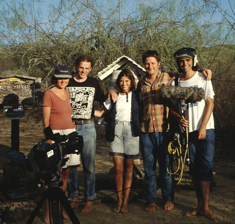 Justine and crew in Ecuador