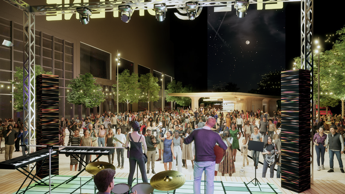 Skyline Park Improvements - Stage Pavilion at Night 2.png