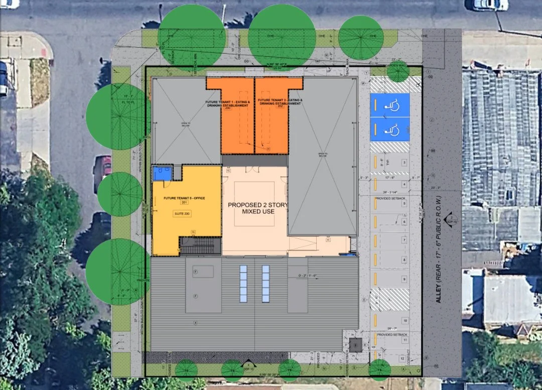 Site Plans Sourced from 4700 E Colfax Ave Site Development Application