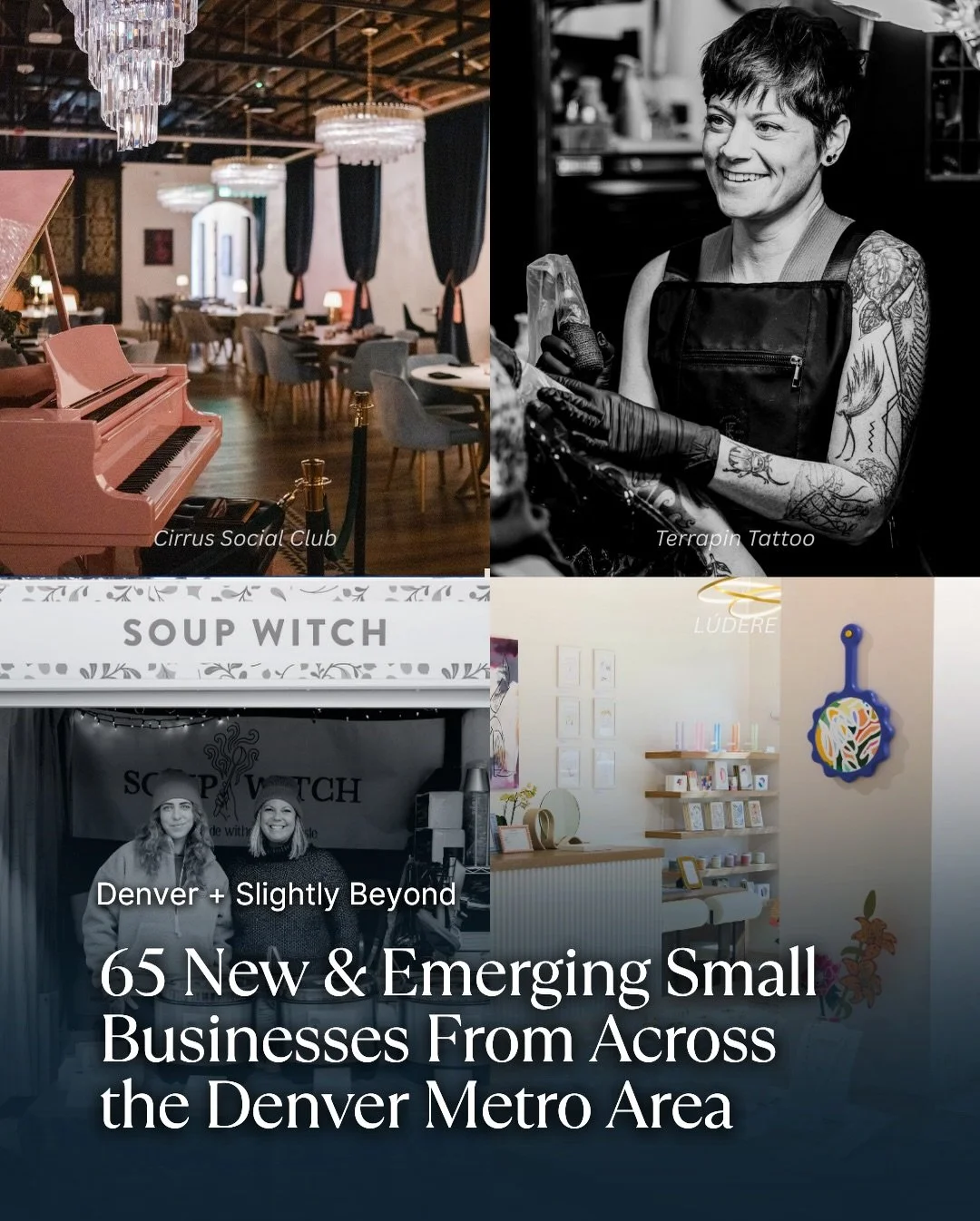 Thank you to everyone who submitted their business for our emerging Small Business Saturday callout. What started as a simple idea quickly turned into a list of 60+ new and emerging businesses from across the Denver metro area, along with a few estab