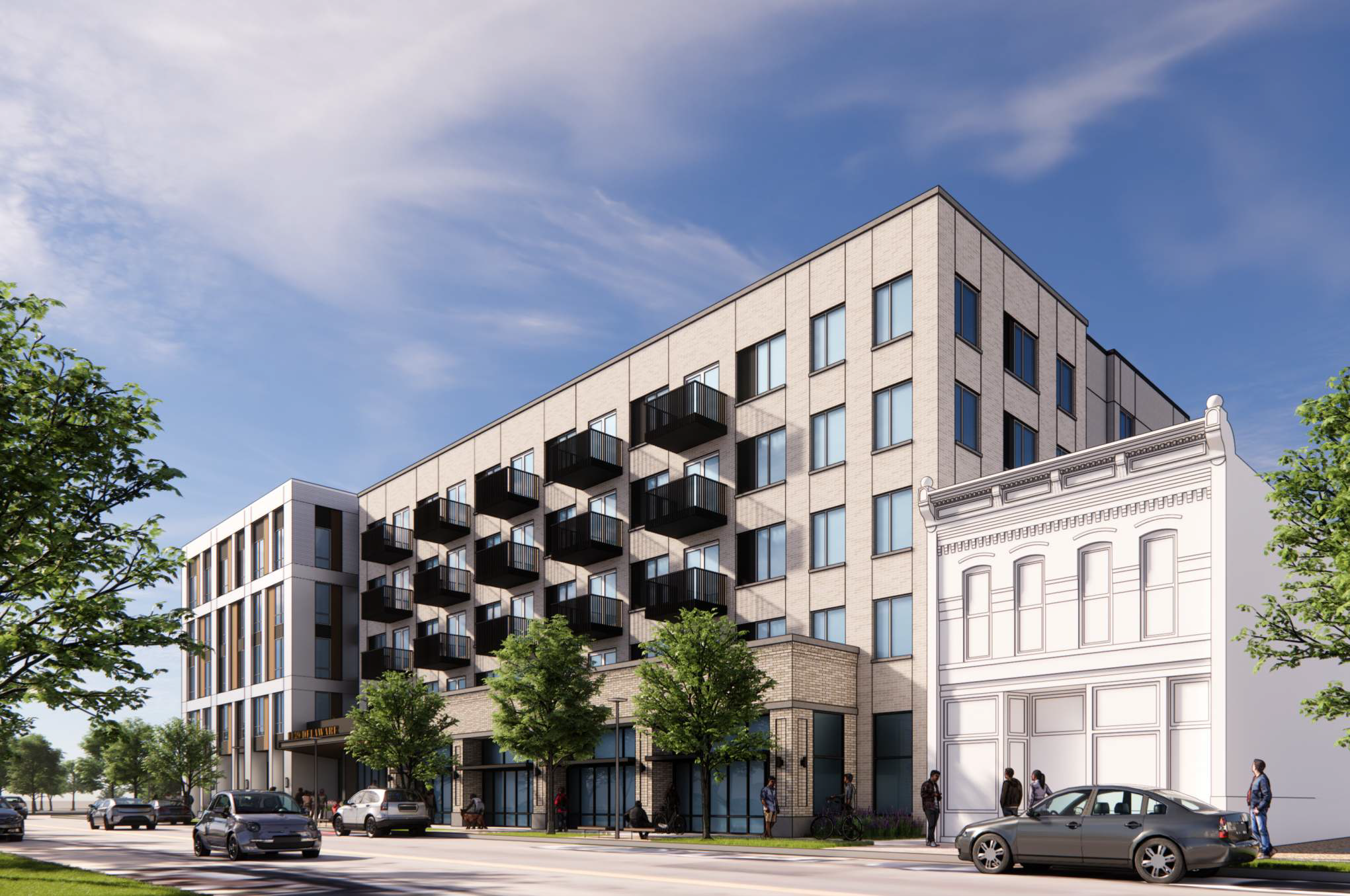 New Renderings Released for 80-Unit Supportive Housing at 1139 Delaware