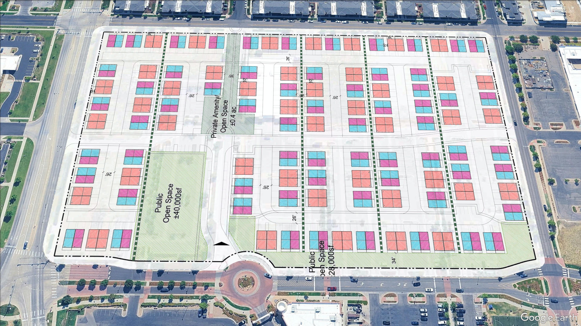Proposed 210-Unit Duplex Community Planned at Shops at Northfield in Denver