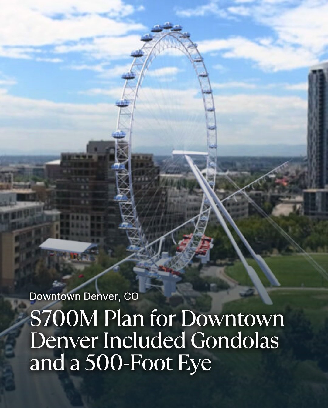 If this existed, would you go?

Last year, a roughly $700 million concept was introduced that imagined a completely different future for Downtown Denver.

The proposal, led by New Downtown Denver, centered around the 16th Street Mall and surrounding 