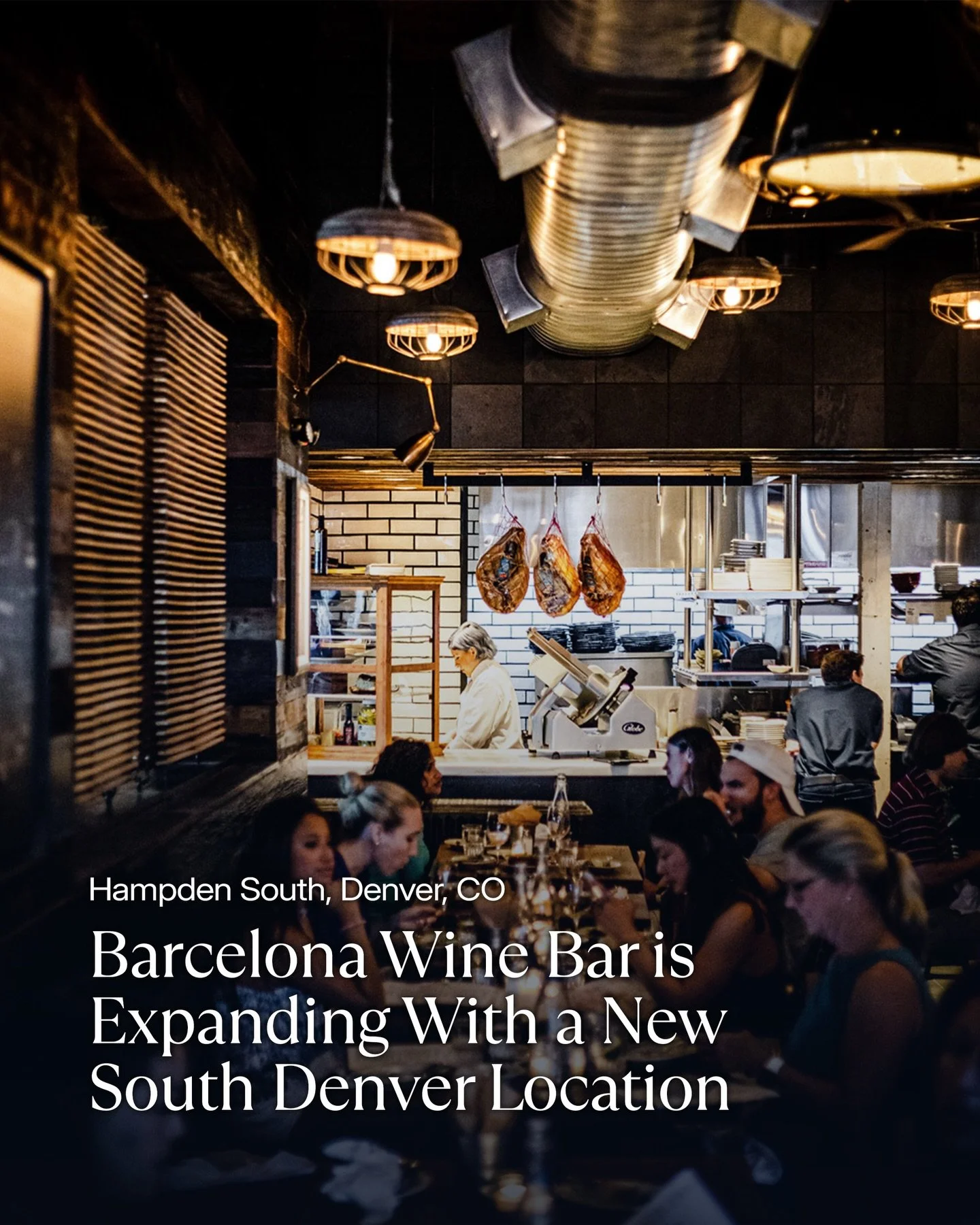 @barcelonawinebar is expanding in Denver, with a new location planned for south Denver near Belleview and Ulster.

Plans for the new space include around 4,000 square feet of interior dining, along with a 1,000 square foot enclosed patio and an addit