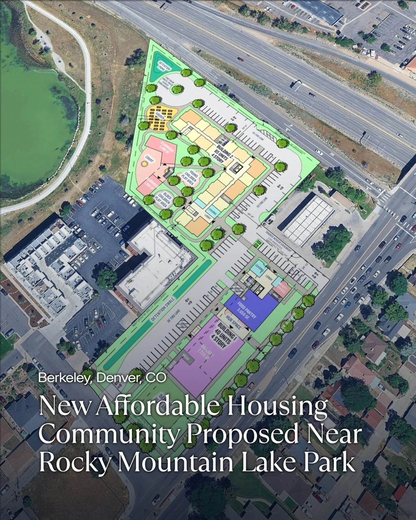 A new affordable housing hub is being proposed for North Federal Boulevard.

The Colorado Coalition for the Homeless (@cocoalition) has submitted plans for a 125 unit community at 4745 N. Federal Blvd., featuring two 4 story buildings designed for fa