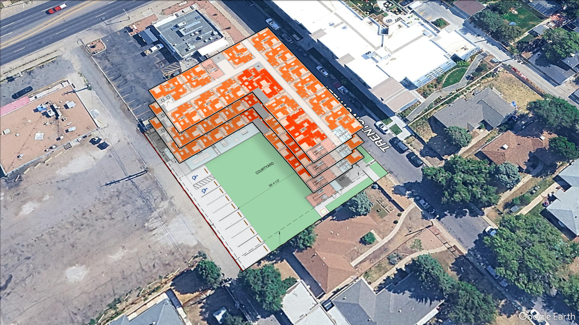 45 Affordable Apartments Planned for New Four-Story Development Near East Colfax Avenue