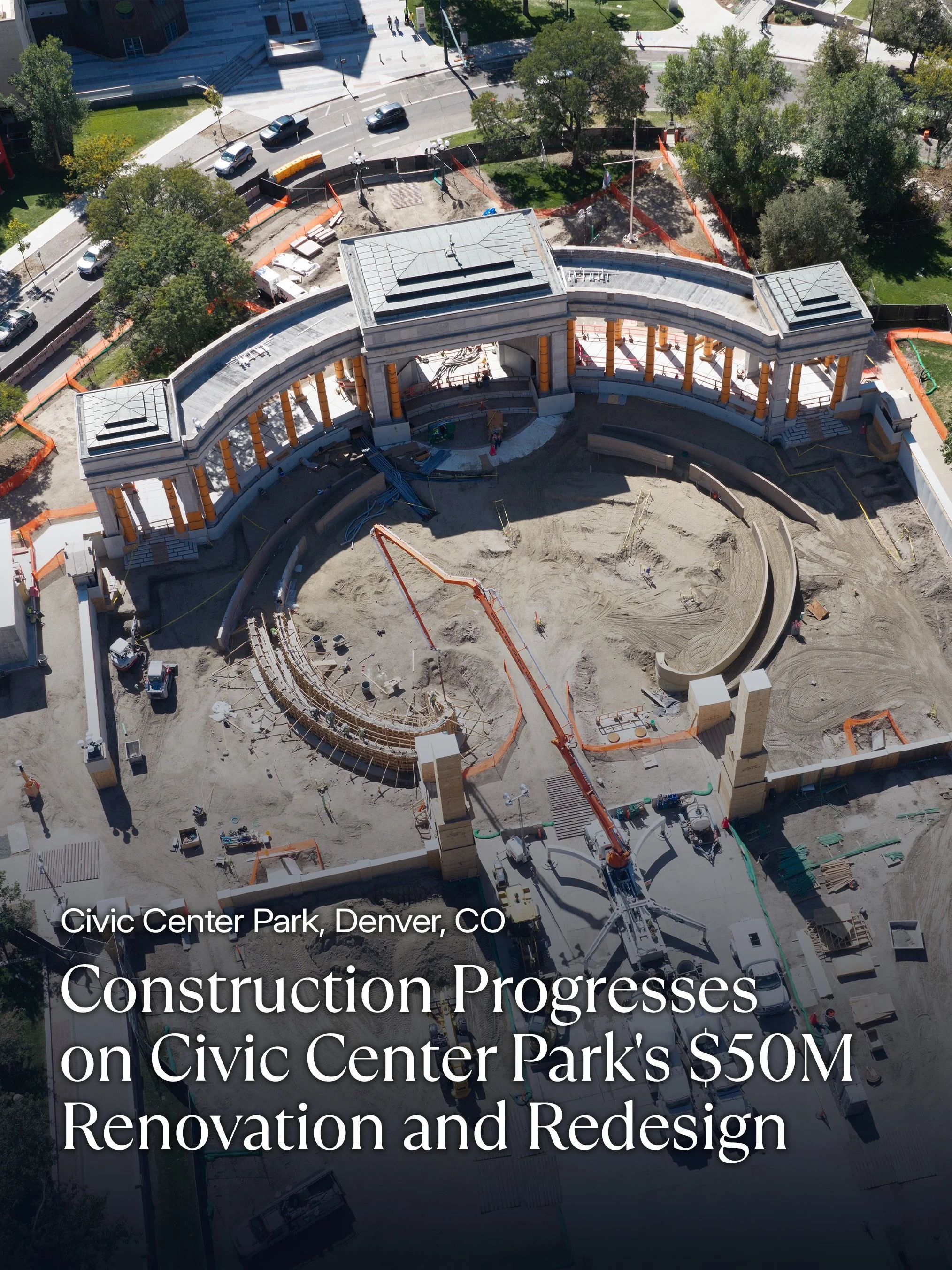 Have you ever seen Civic Center Park from this perspective?

Following our recent behind-the-scenes construction tour, we&rsquo;re taking another look at the $50 million renovation underway at Civic Center Park, this time from above.

These new aeria