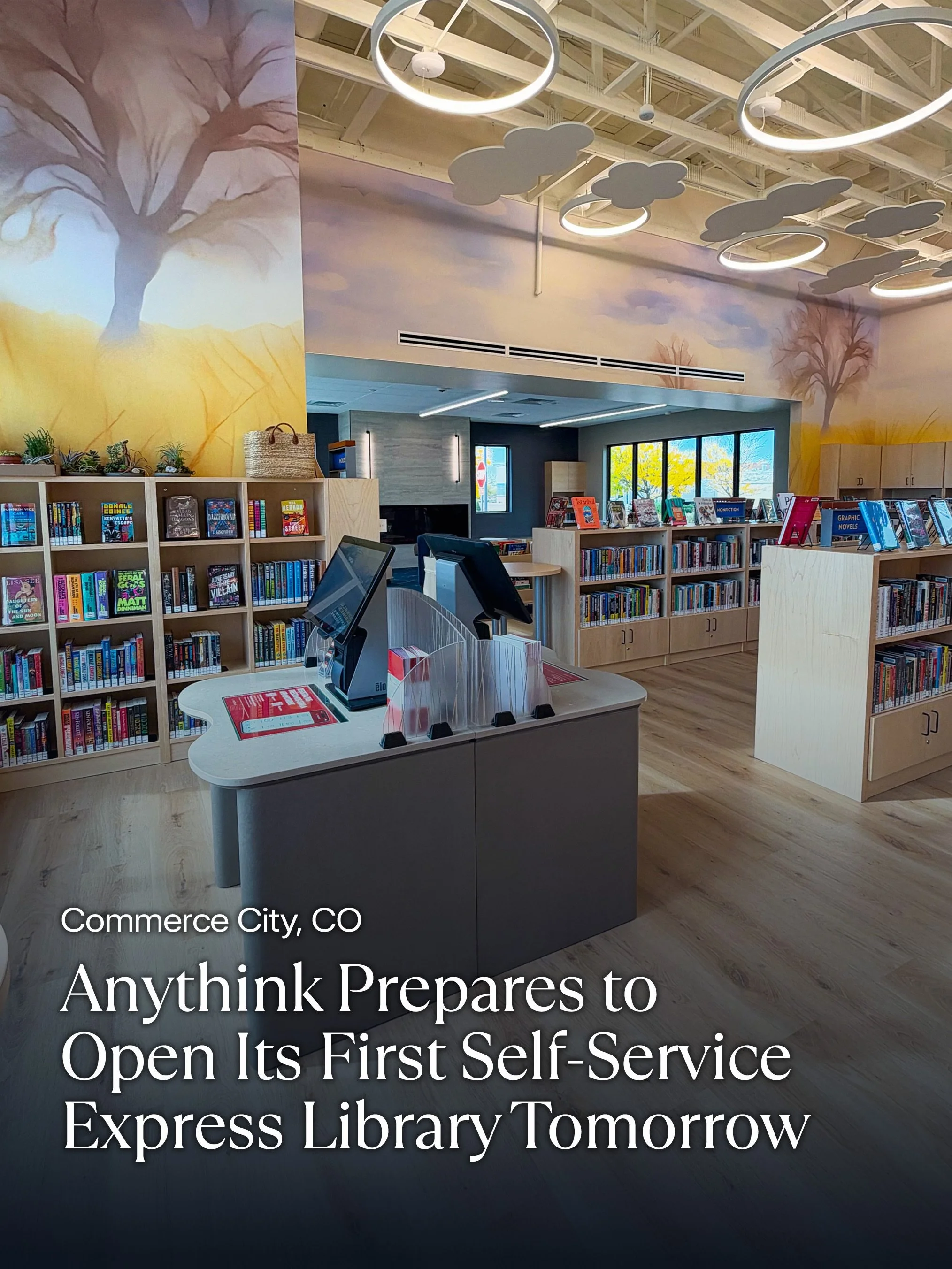 @anythinklibraries is opening a new kind of public library tomorrow, and this one operates a little differently.

Following the opening of the nation&rsquo;s first Nature Library earlier this year, Anythink is preparing to open its first fully self-s