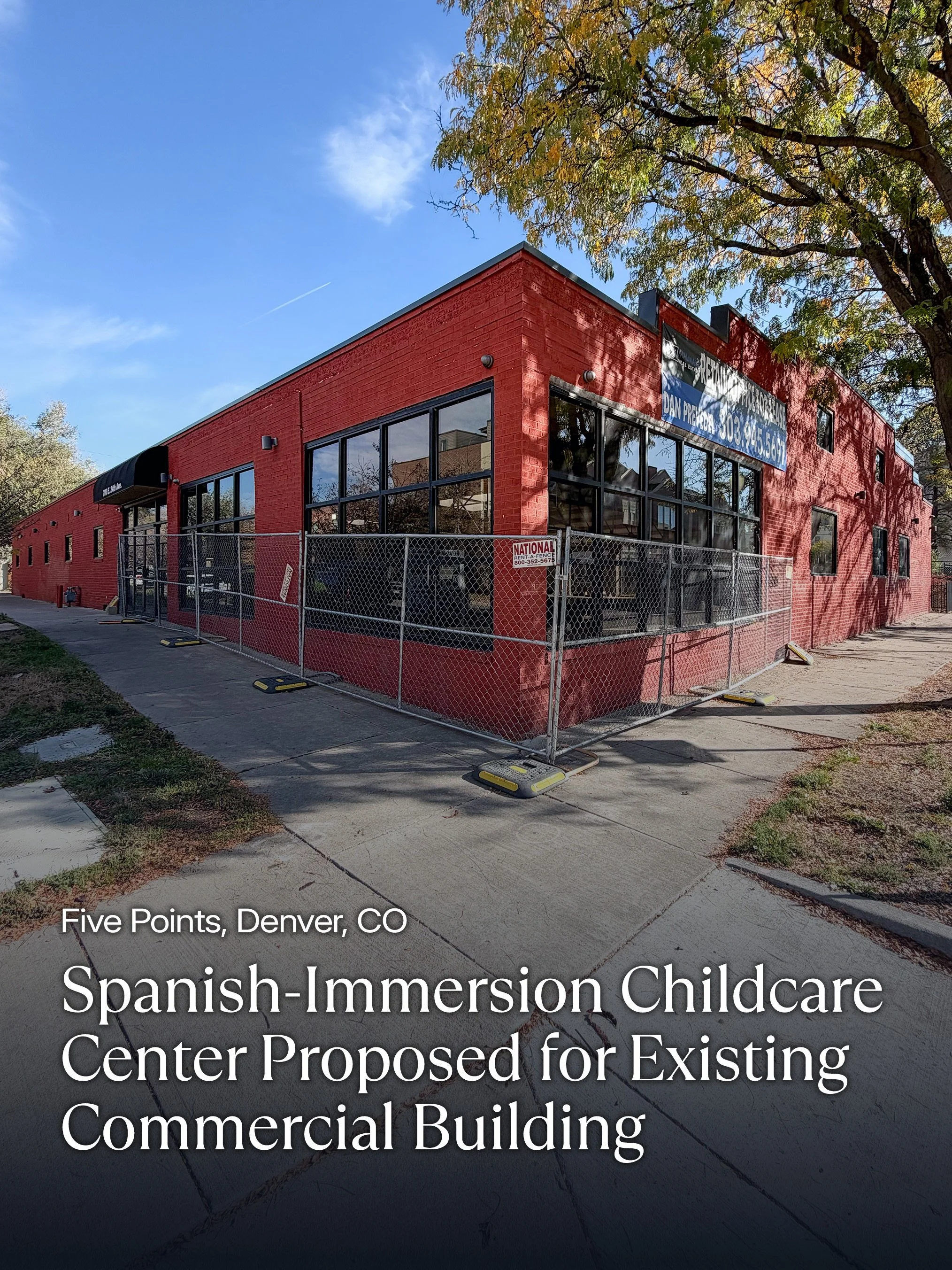 A new childcare center could be coming to Denver&rsquo;s Five Points neighborhood.

Plans have been submitted to transform a vacant commercial space at 700 E. 24th Avenue into a new Tierra Encantada childcare center.

Tierra Encantada specializes in 
