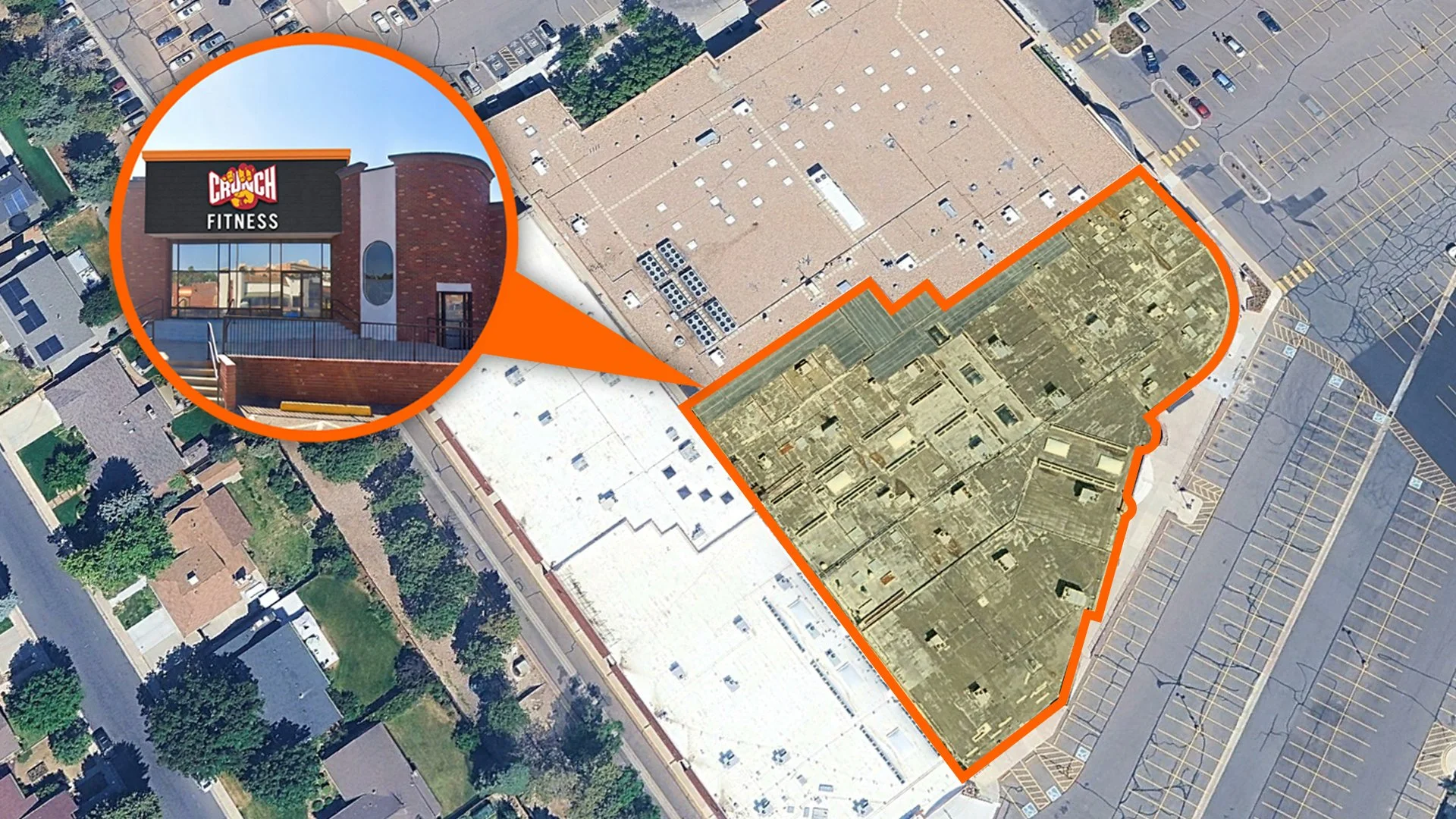 New Crunch Fitness Planned for Existing Retail Space Along East Hampden Avenue in Denver