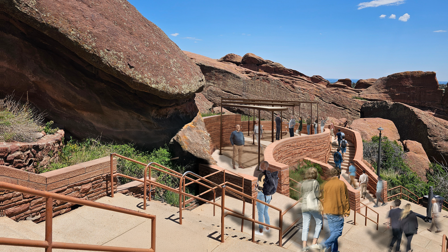 Red Rocks Blueprints Red Rocks Amphitheatre Plans New East Terrace Addition — Developing MyCity