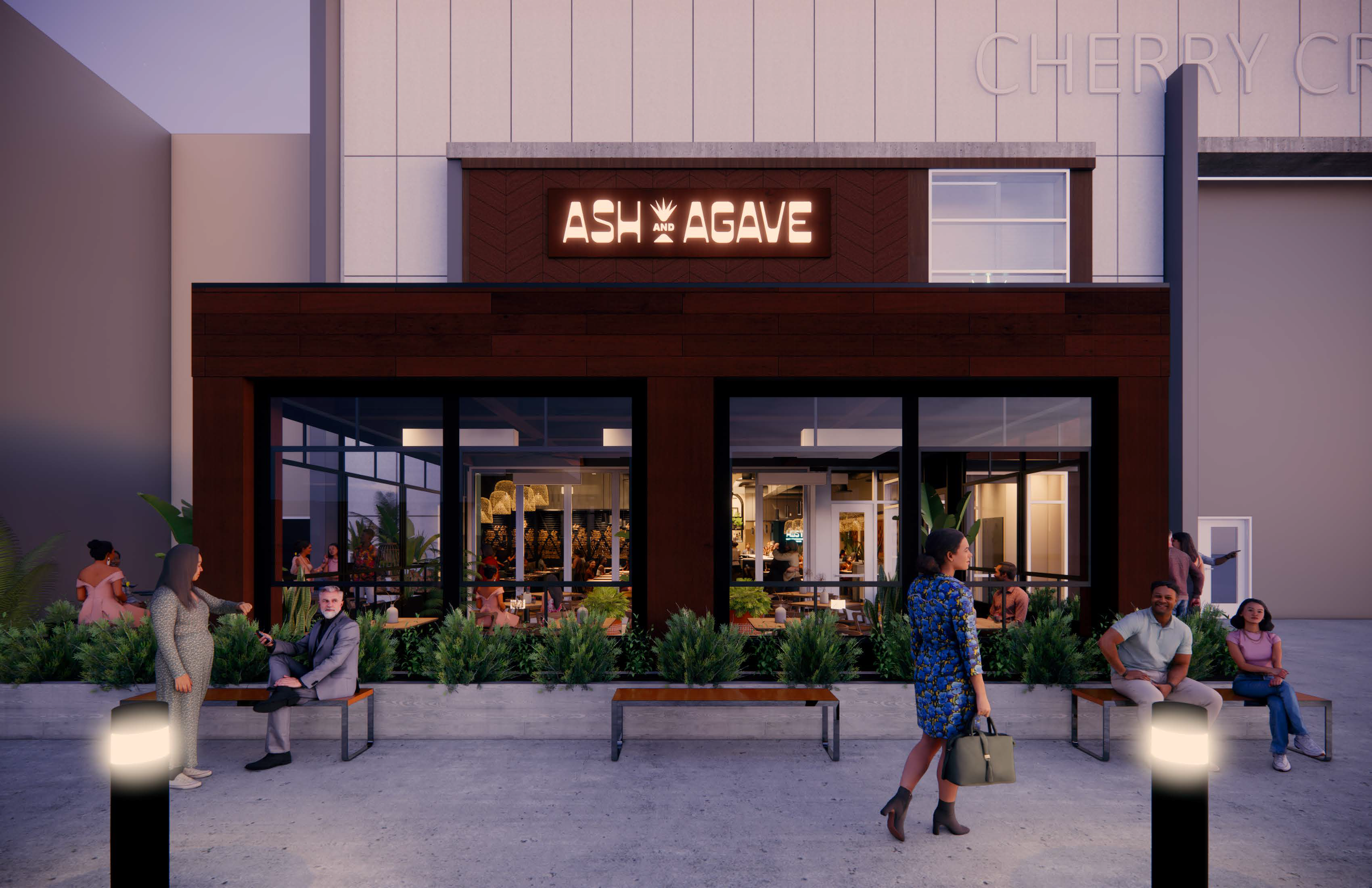 Ash &amp; Agave Buildout Advances at Former CPK Space in Cherry Creek