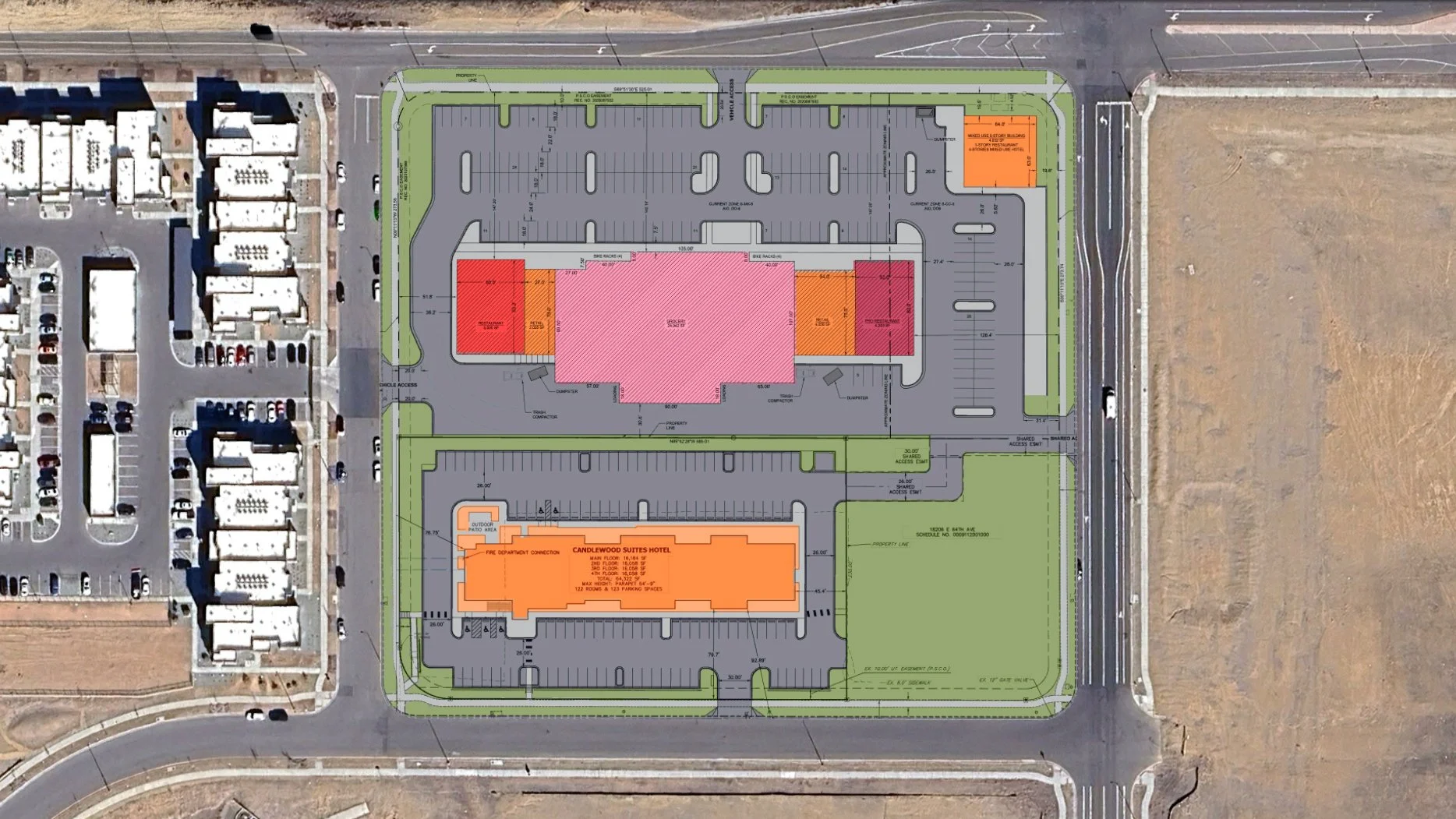 4-Acre Mixed-Use Project with Grocery, Retail, and Hotel Proposed at E 64th &amp; Yampa