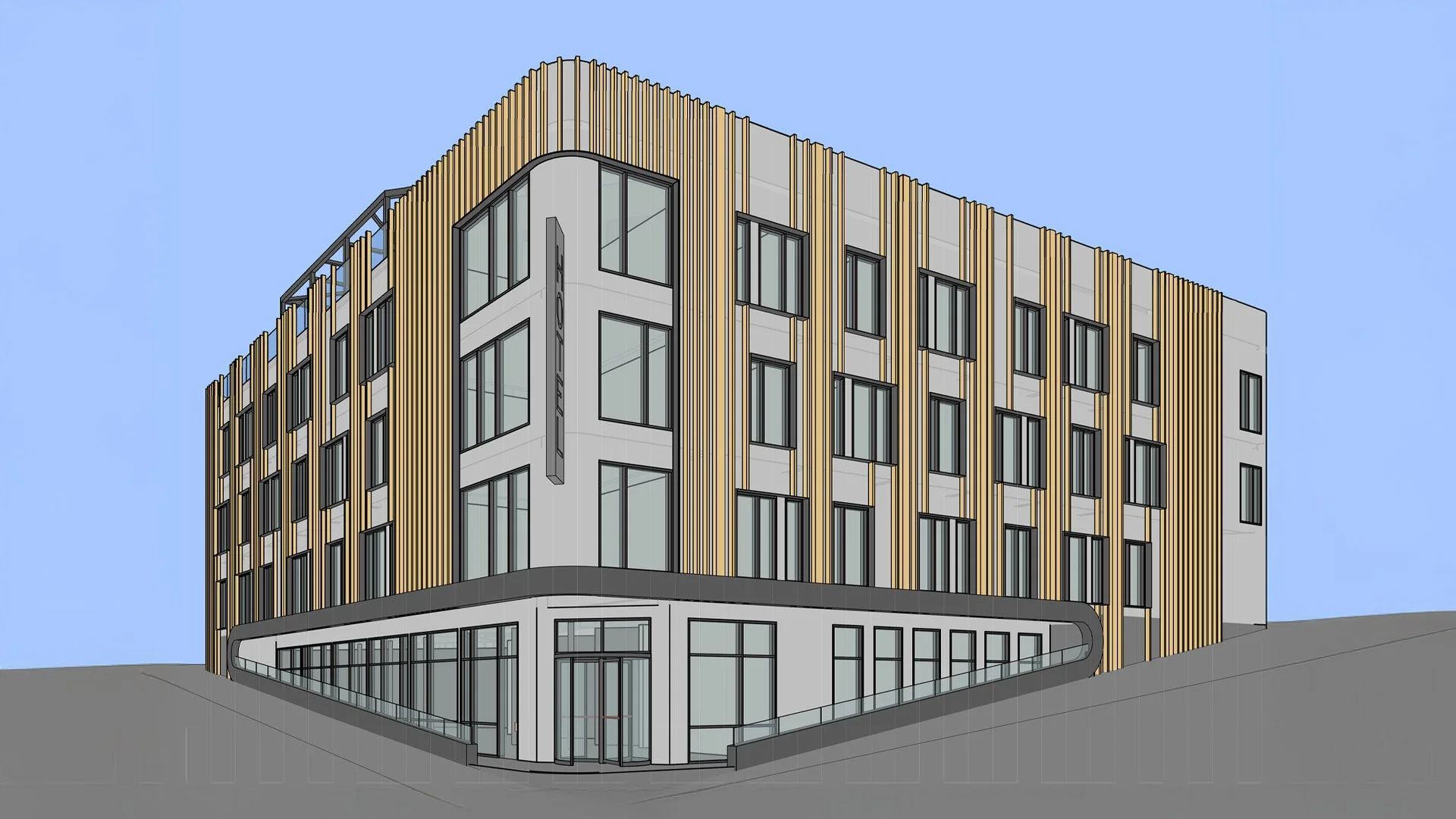69-Room Hotel Revives Development Plans for Triangular 17th and Tejon Site