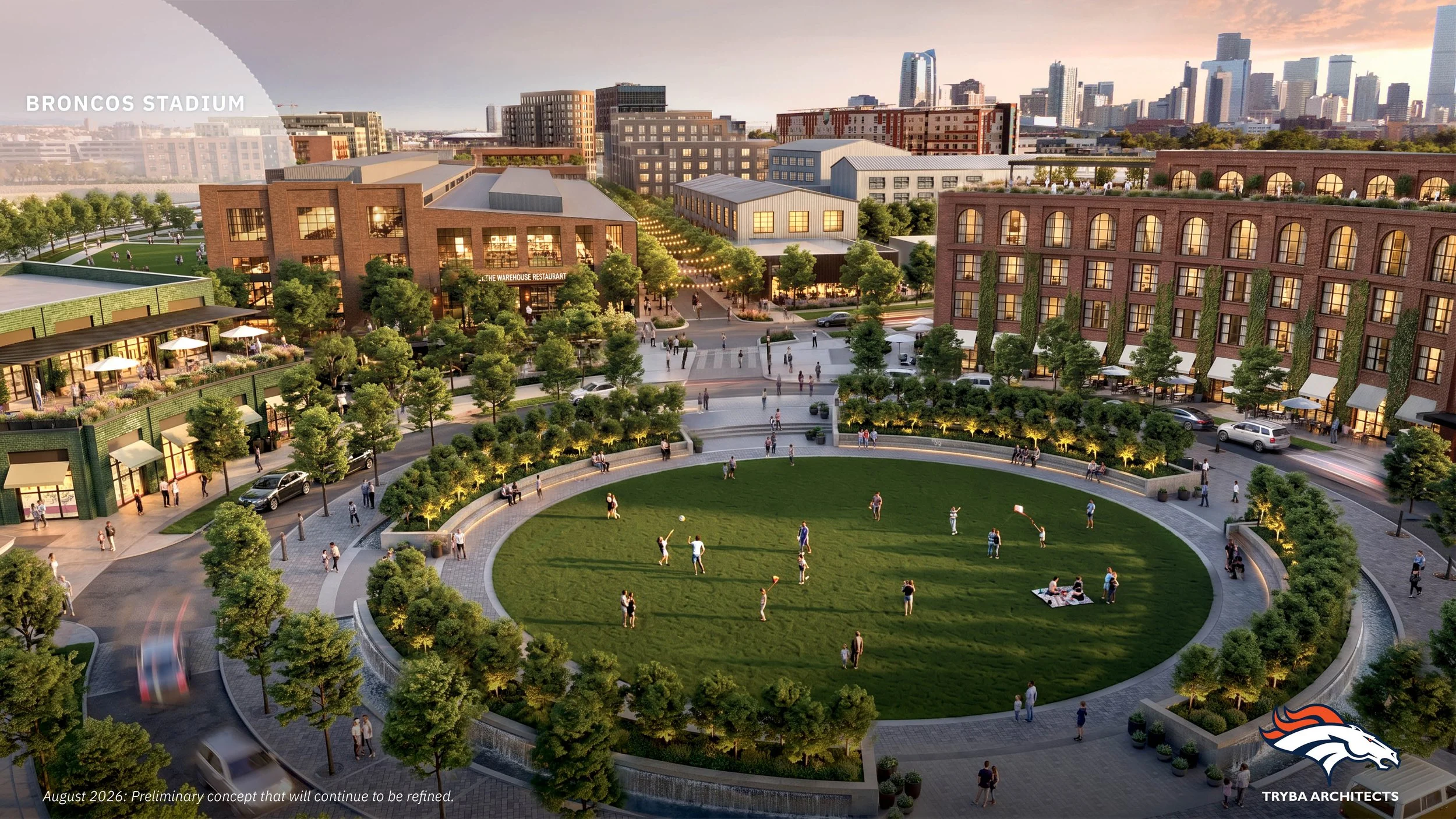 Denver Broncos Release Updated Burnham Yard Master Plan Renderings