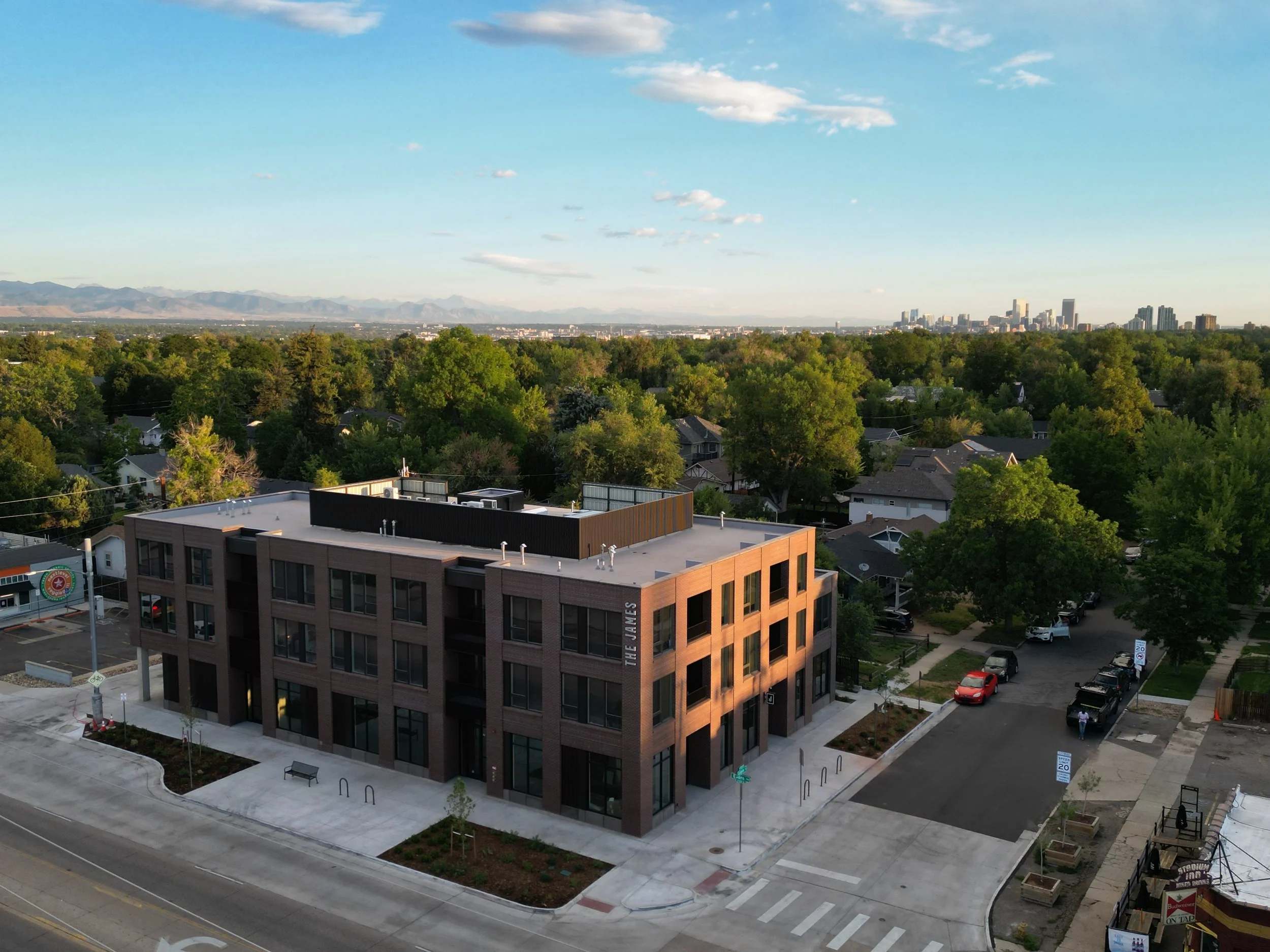 The James Completed at Evans Avenue and Gilpin Street in Denver