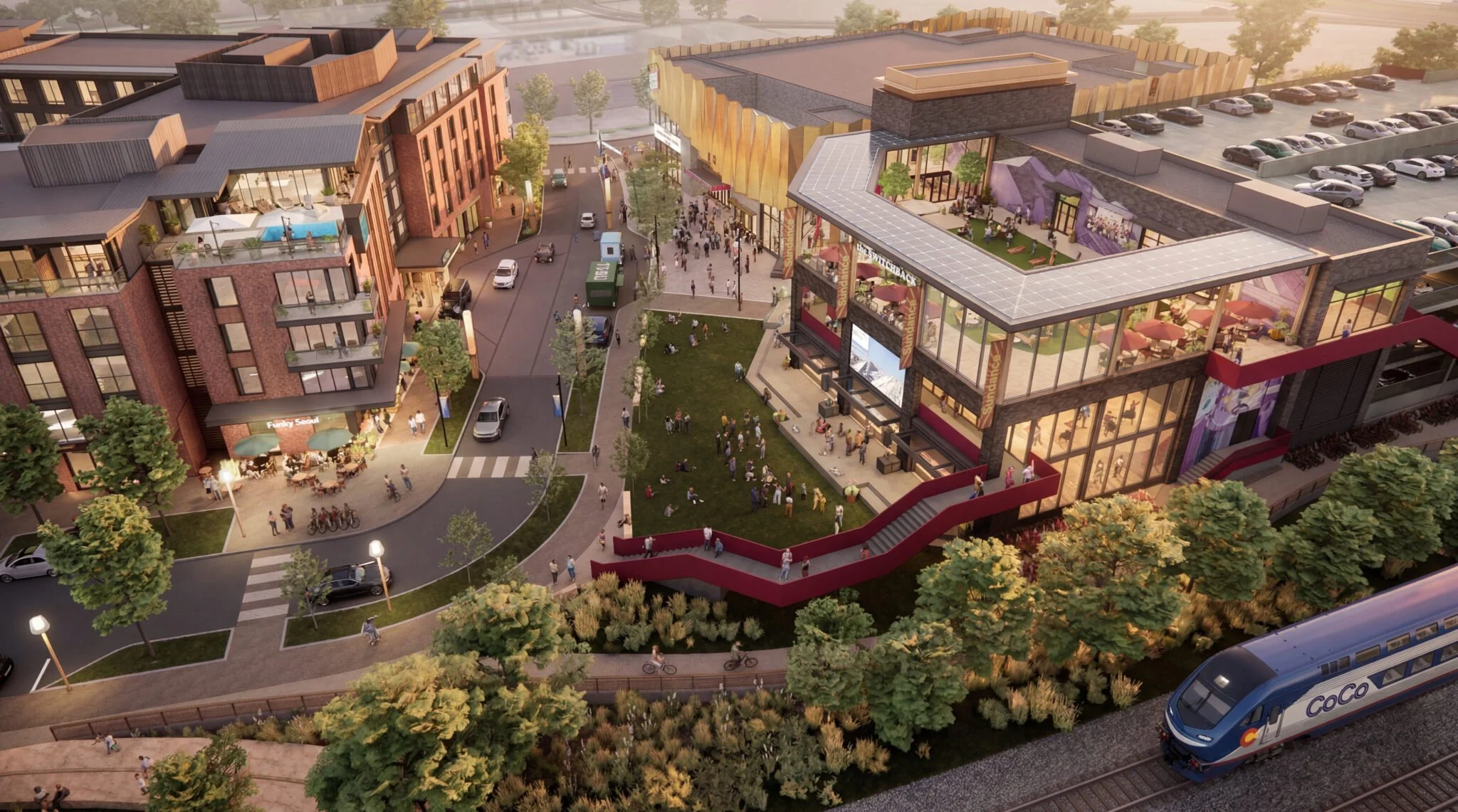 11-Acre Pearl Arts District Planned Near Future Colorado Connector Passenger Rail Station