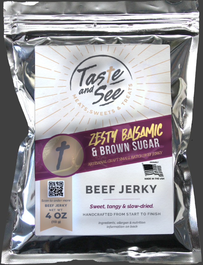 Zesty Balsamic and Brown Sugar Jerky