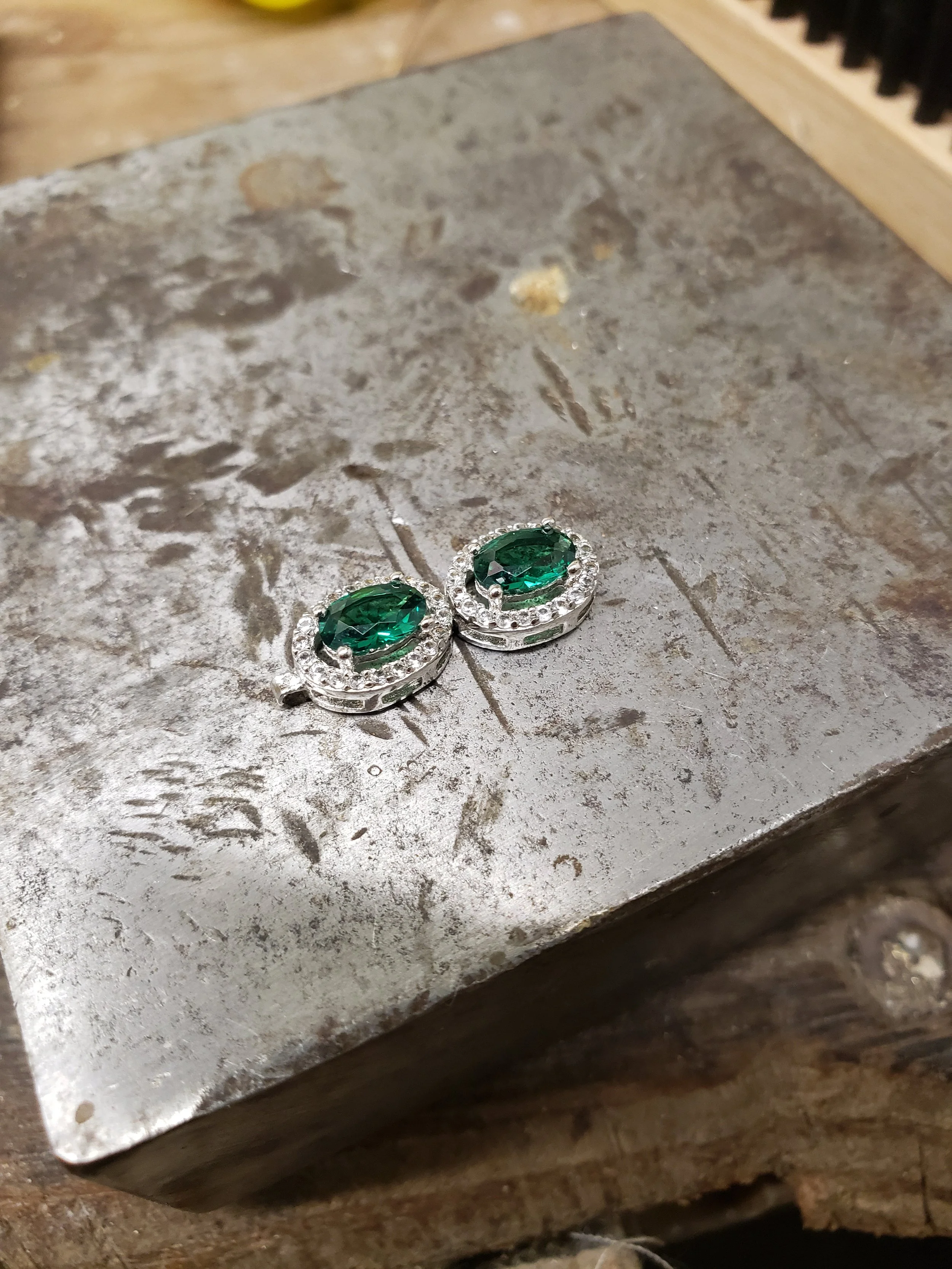 Two Links From Emerald Bracelet