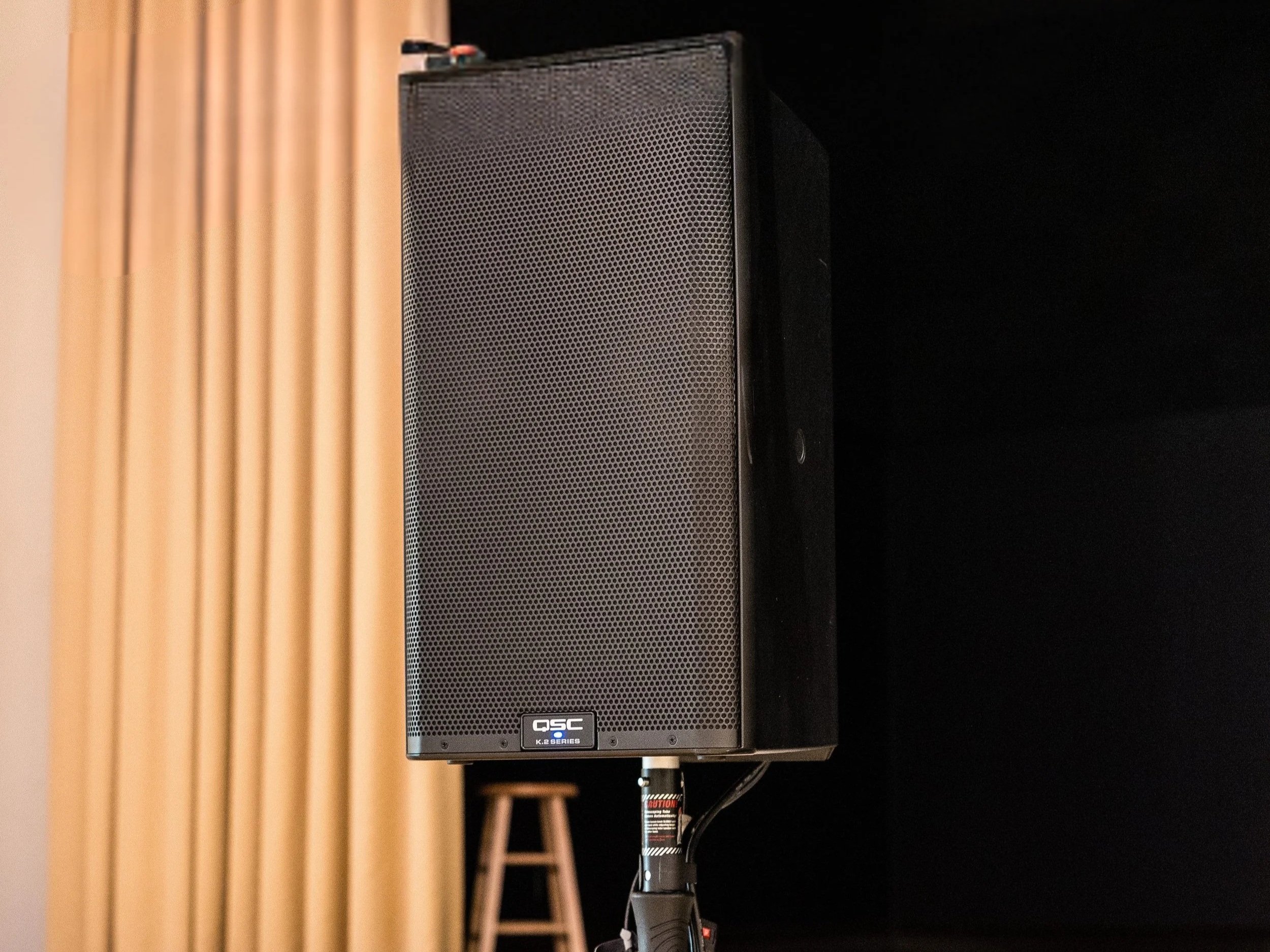 Versatile DJ sound system with speaker setup for community events and mid-sized gatherings, DJ Bam setup.