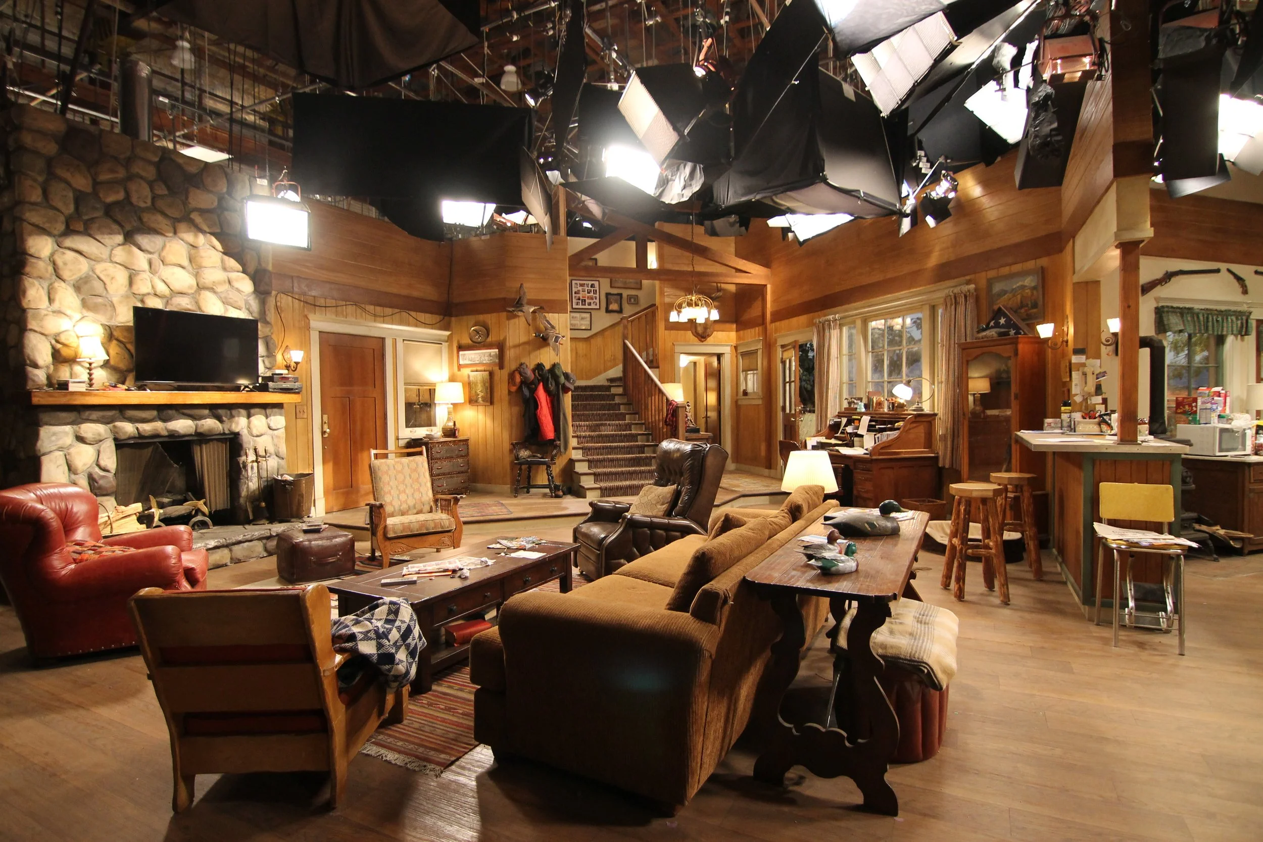 Set of The Ranch TV show 1