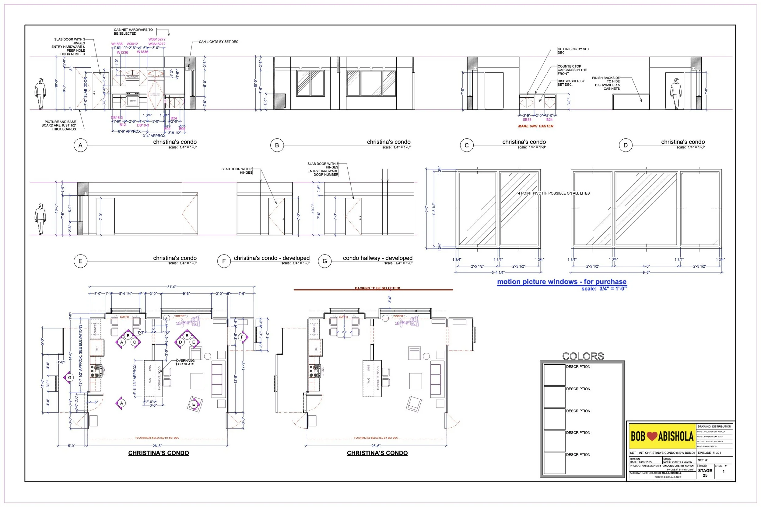 House Evaluation Sheet Bob Hearts Abishola TV Show 1