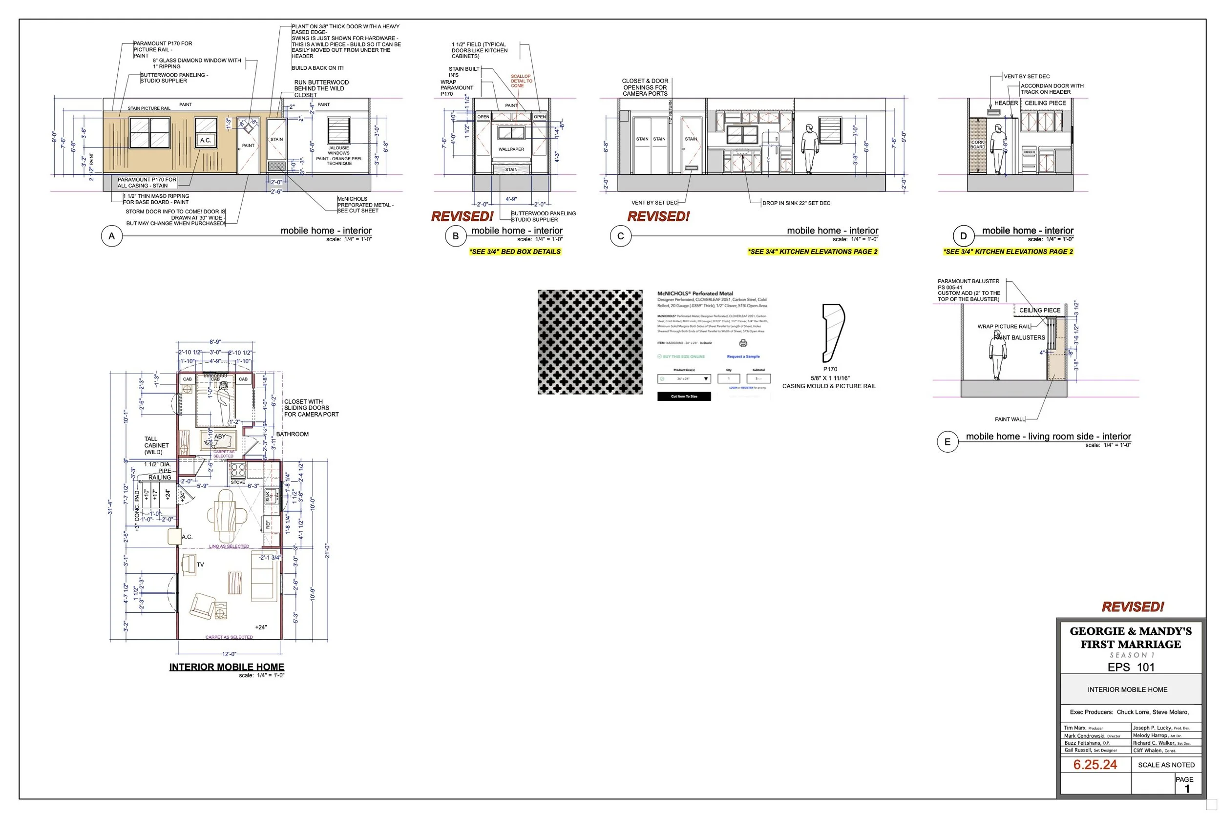 House Evaluation Sheet Georgie's And Mandy's First Marriage TV Show 3