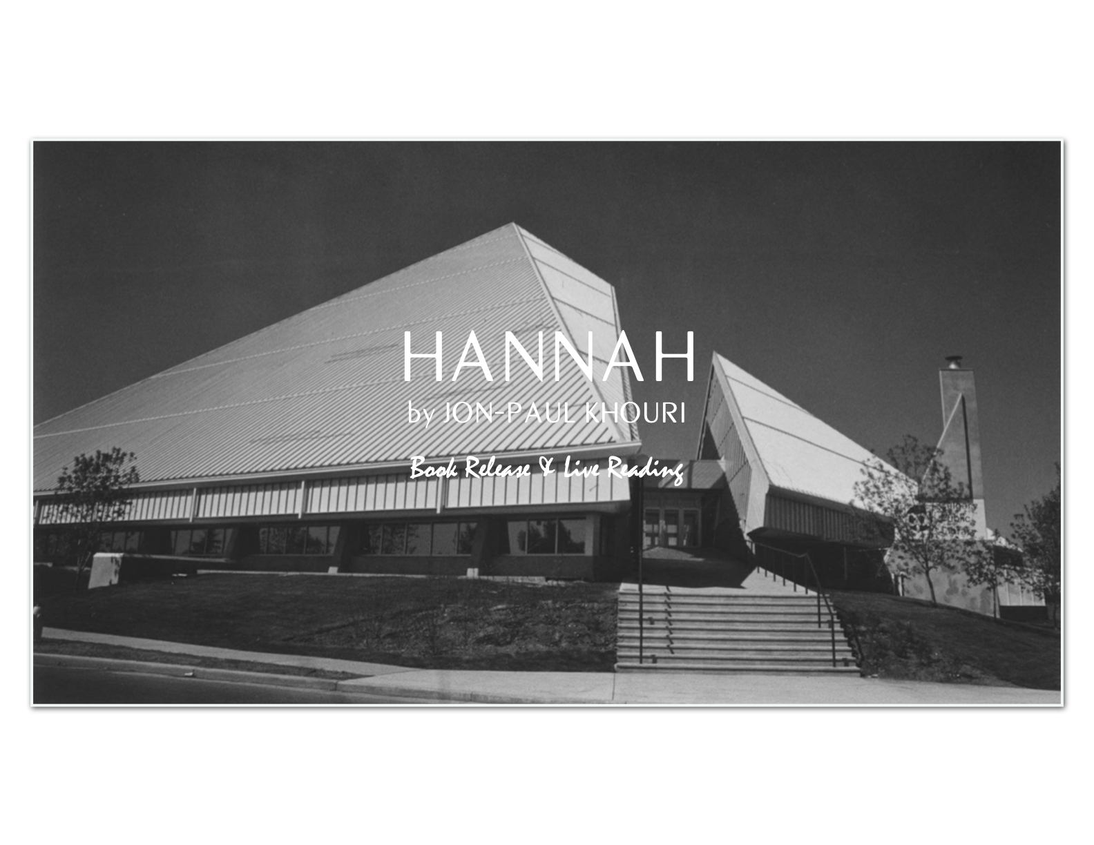 HANNAH - Book Release &amp; Live Reading