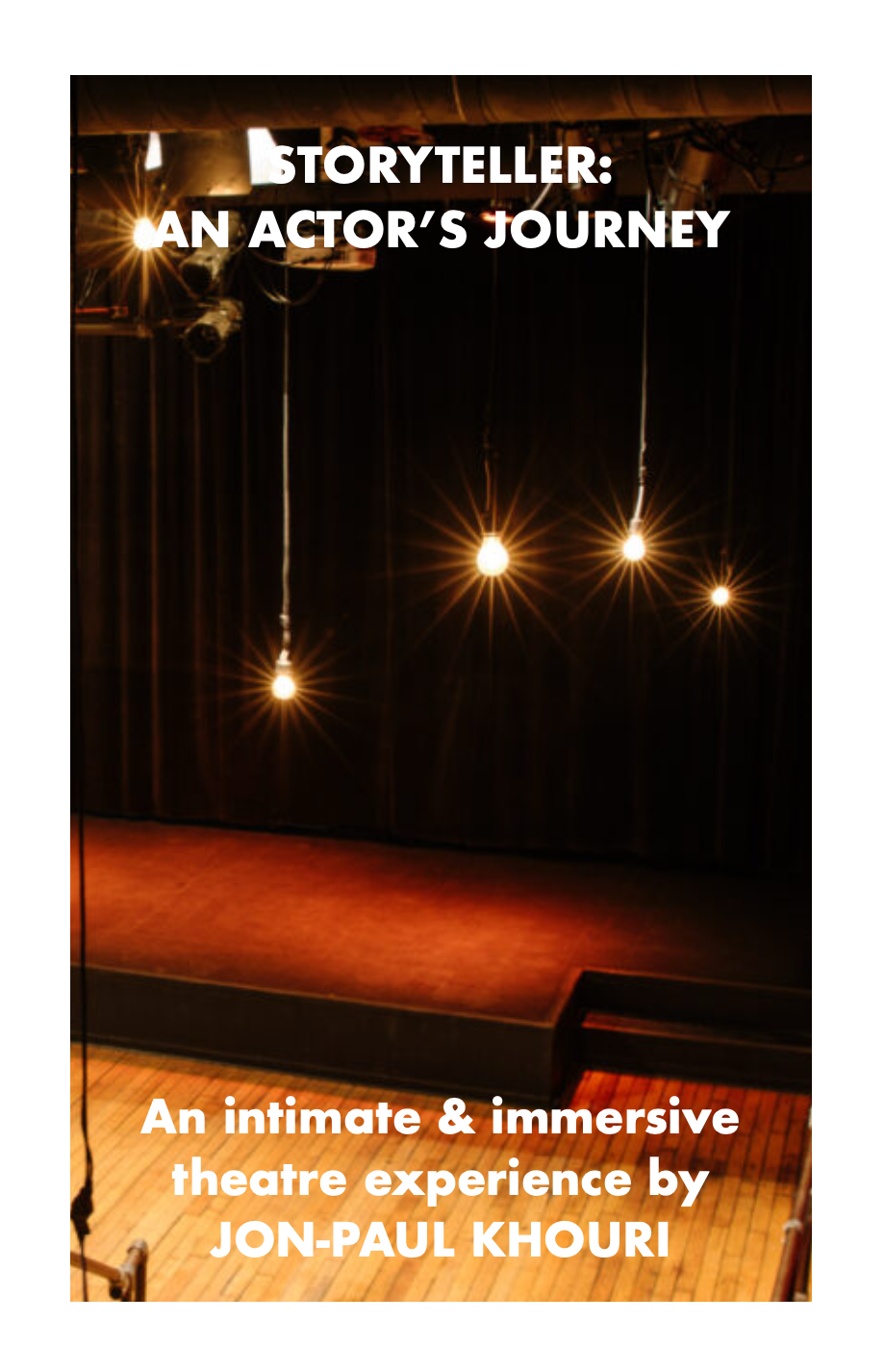 Poster of 'Storyteller: An Actor's Journey'.