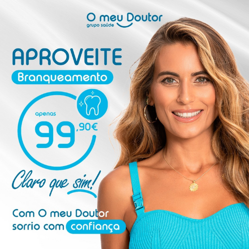Campanha de branqueamento dentário com a Liliana Santos