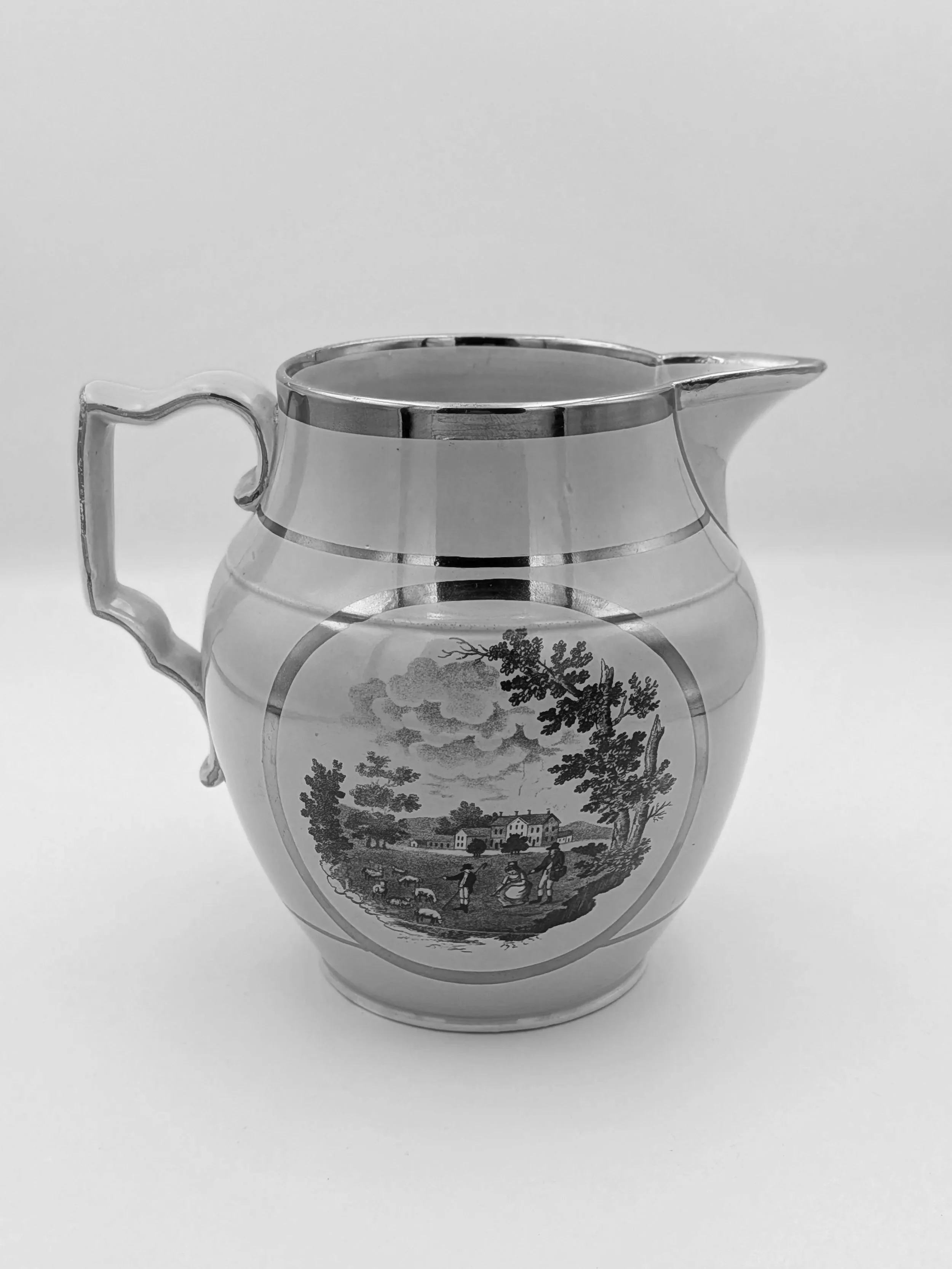 SOLD - Canary Yellow Glazed Jug (c. 1825)