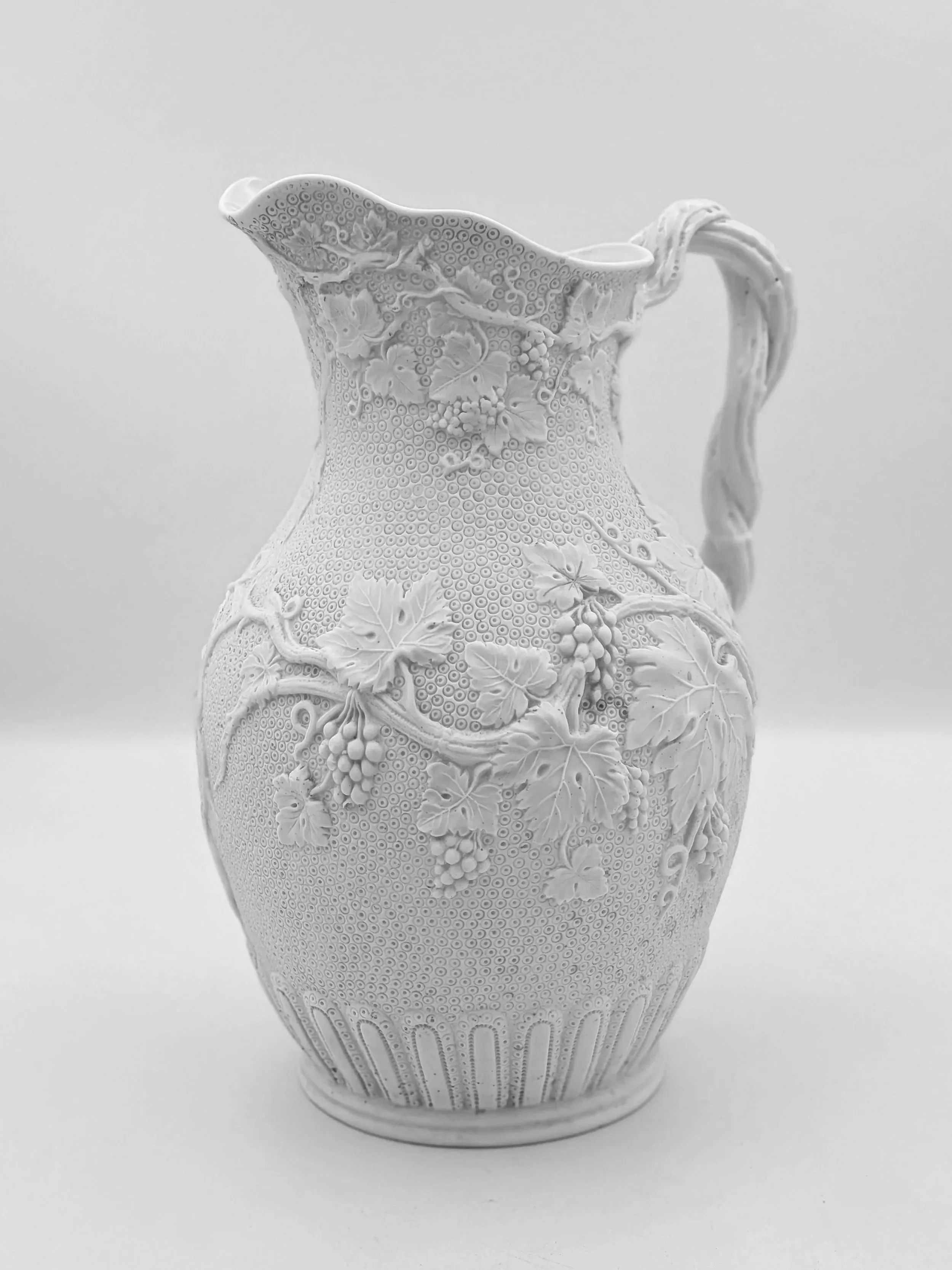 SOLD - Large Parian Ware Jug (c. 1875)
