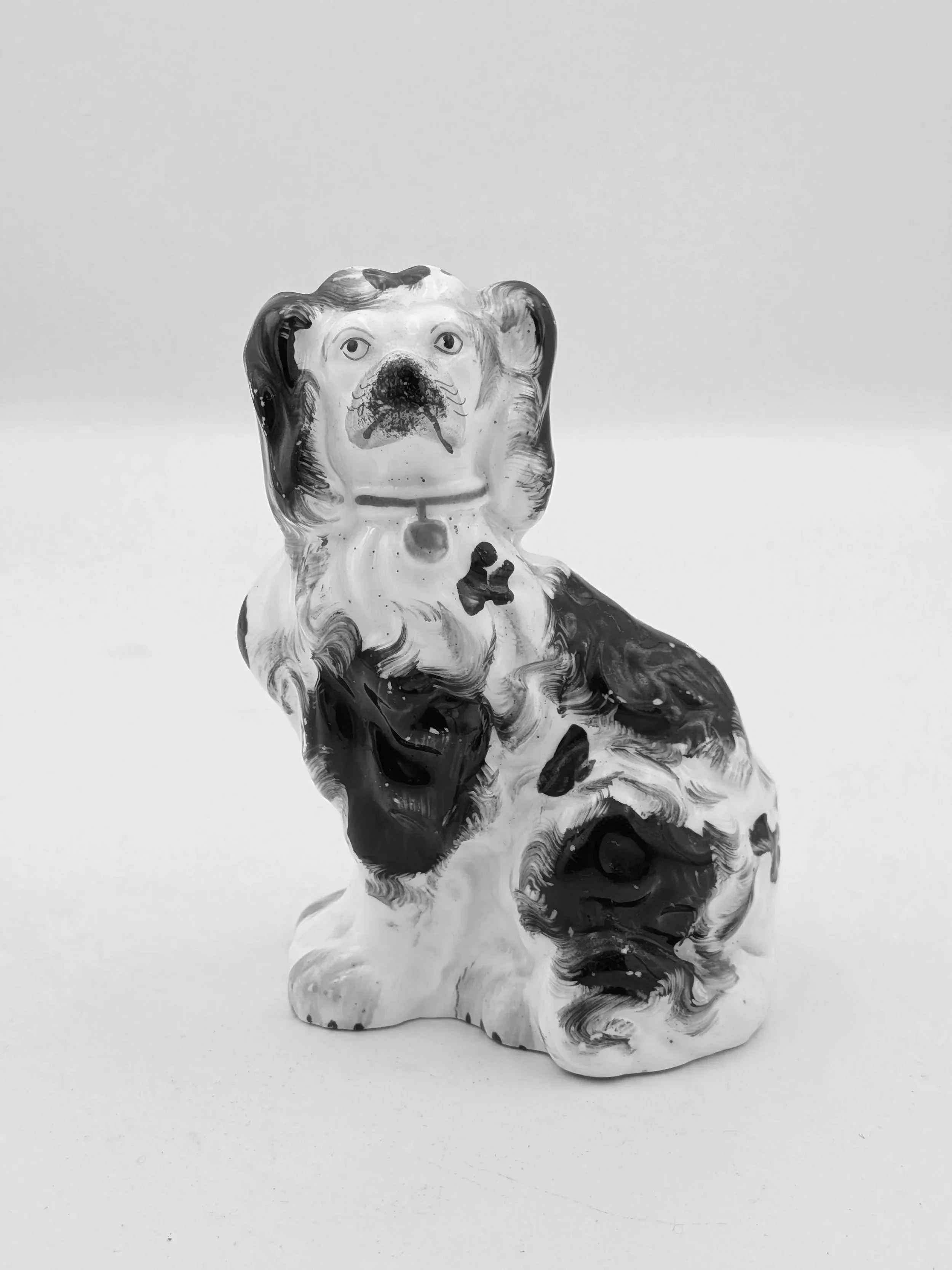 SOLD - Black and White Spaniel